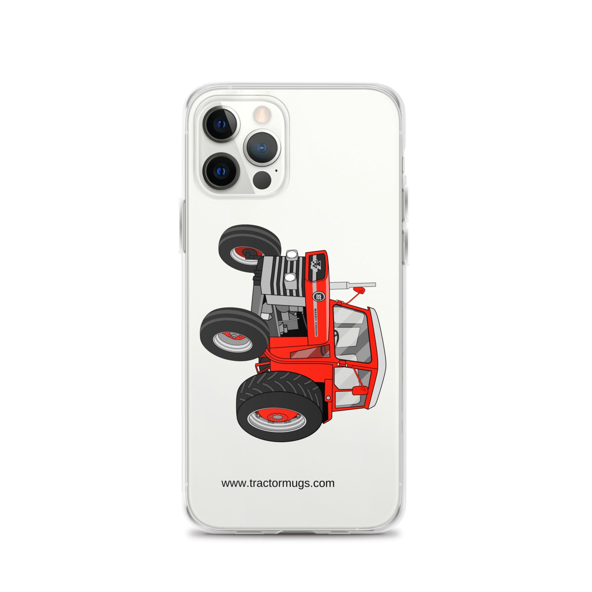 The Tractor Mugs Store iPhone 12 Pro Massey Ferguson 165 | Clear Case for iPhone® Quality Farmers Merch