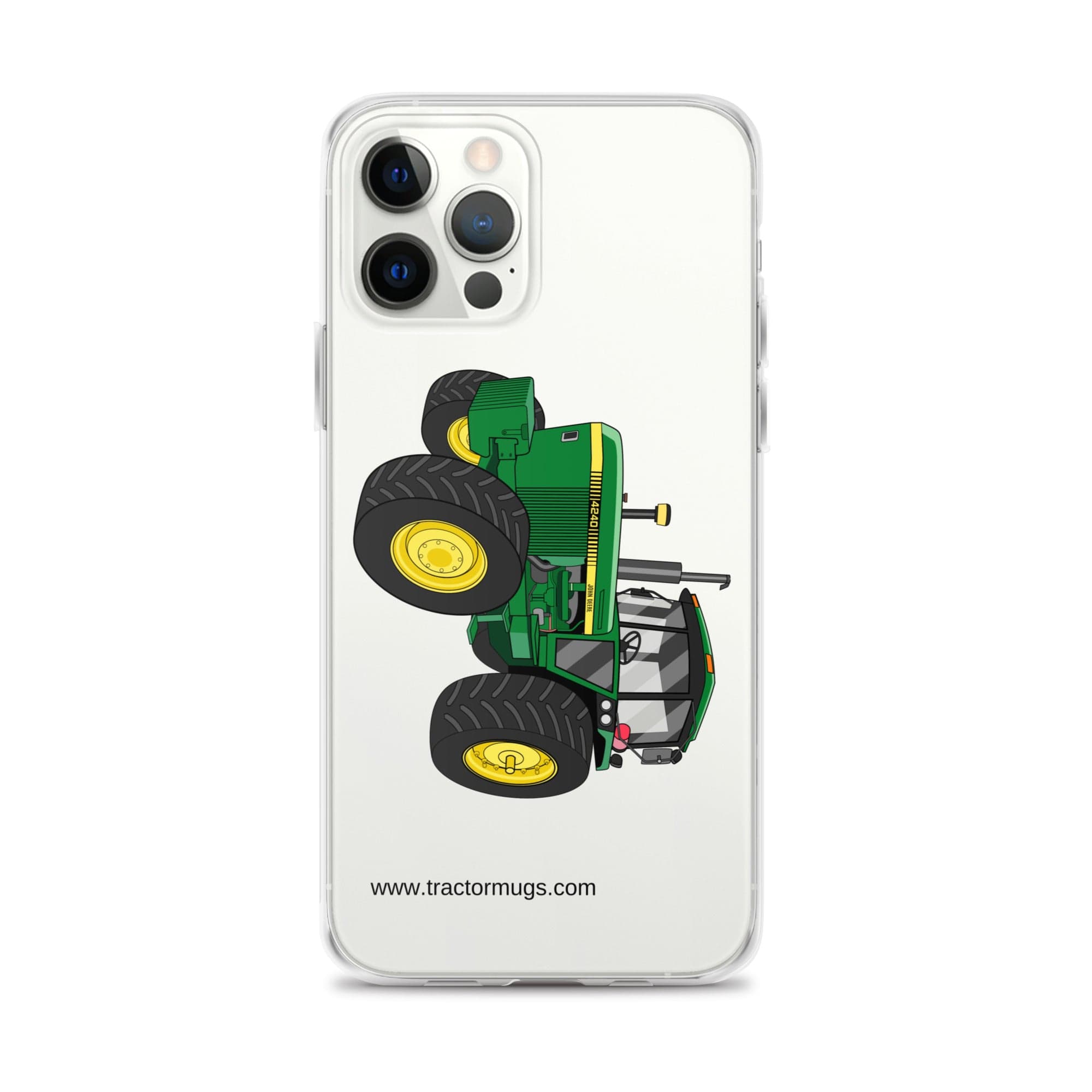 The Tractor Mugs Store iPhone 12 Pro Max John Deere 4240 | Clear Case for iPhone® Quality Farmers Merch