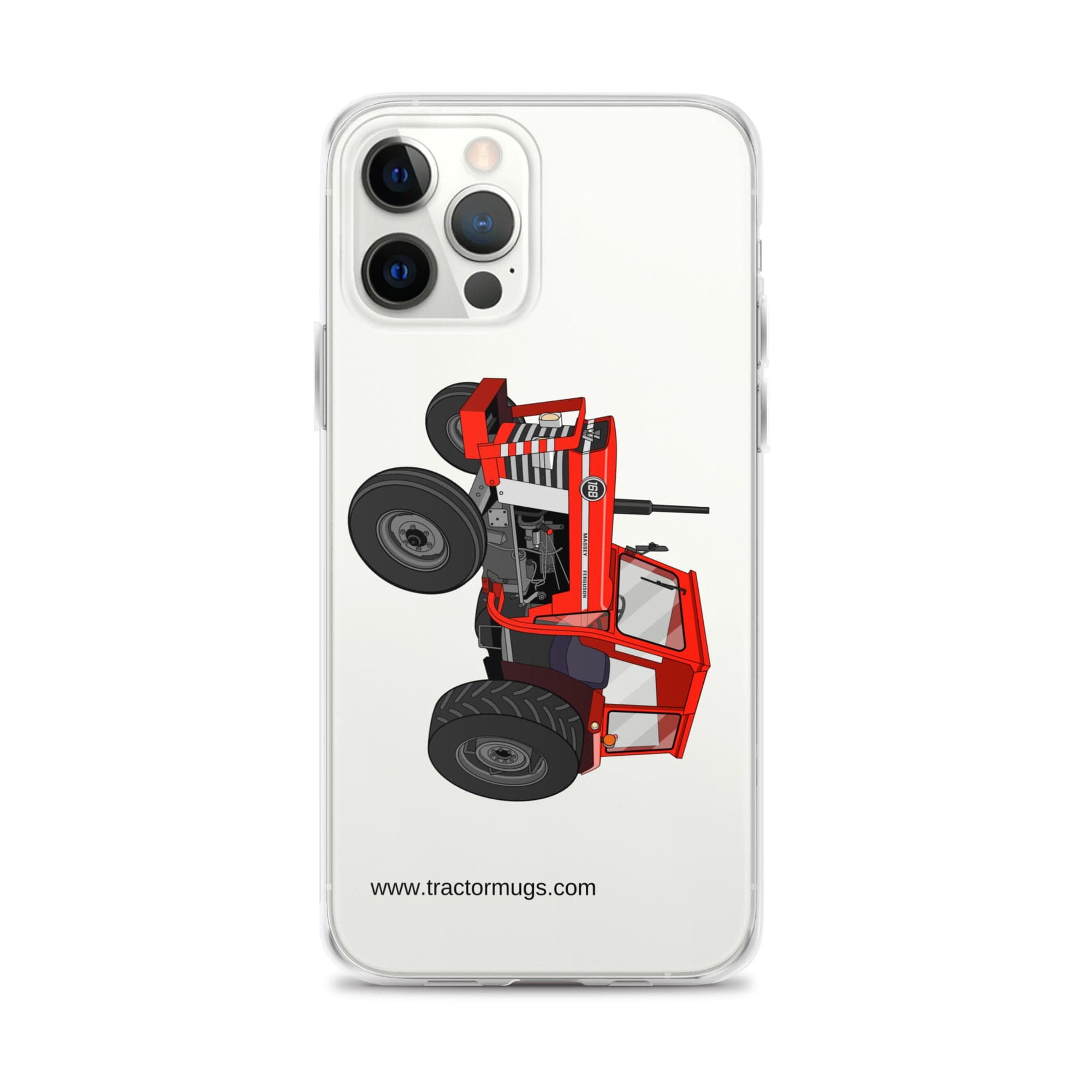 The Tractor Mugs Store iPhone 12 Pro Max Massey Ferguson 168 | Clear Case for iPhone® Quality Farmers Merch