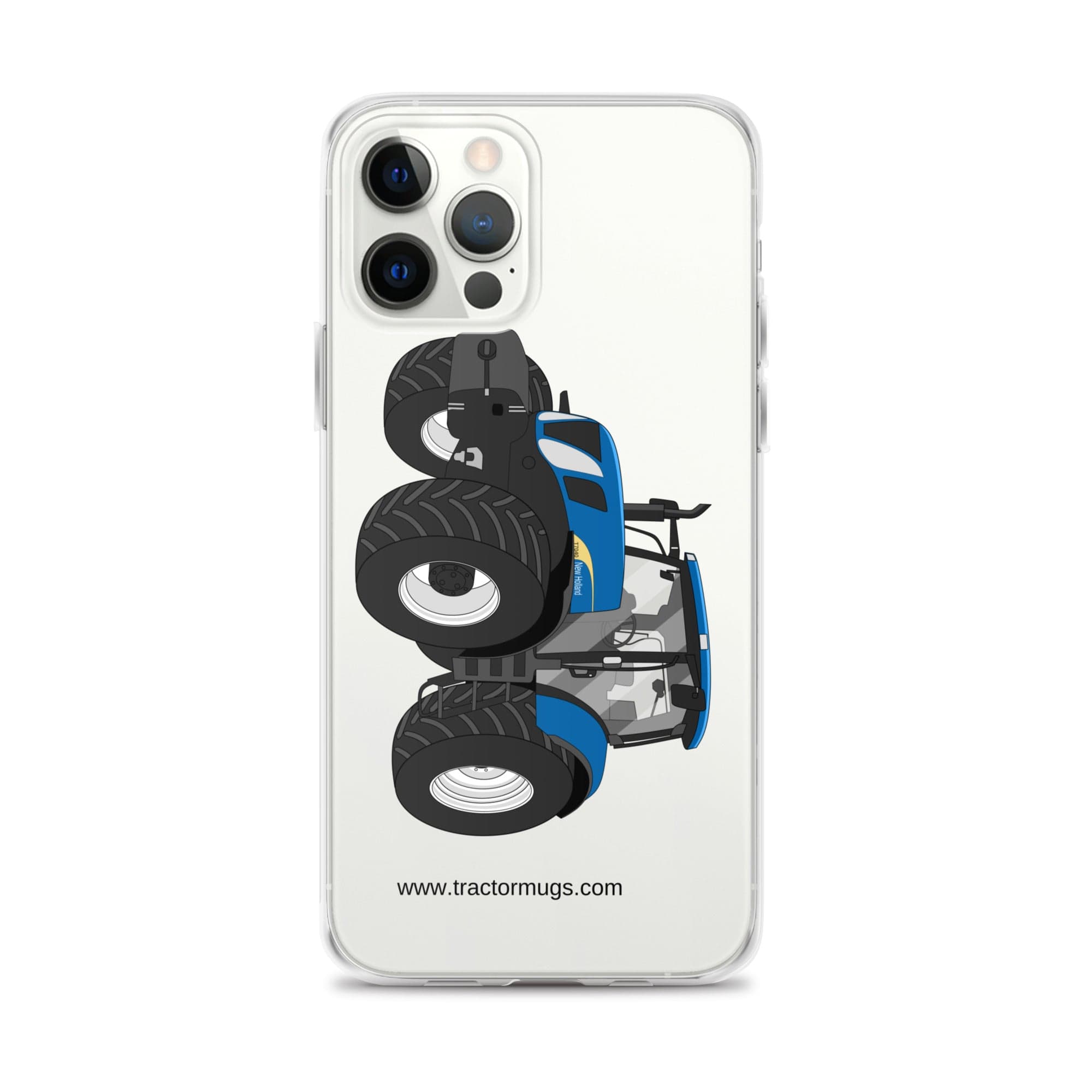 The Tractor Mugs Store iPhone 12 Pro Max New Holland The 7040-1 | Clear Case for iPhone® Quality Farmers Merch