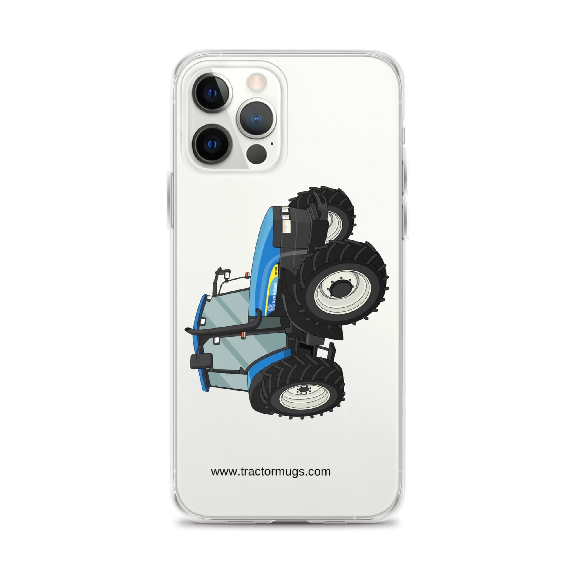 The Tractor Mugs Store iPhone 12 Pro Max New Holland TM 140 | Clear Case for iPhone® Quality Farmers Merch
