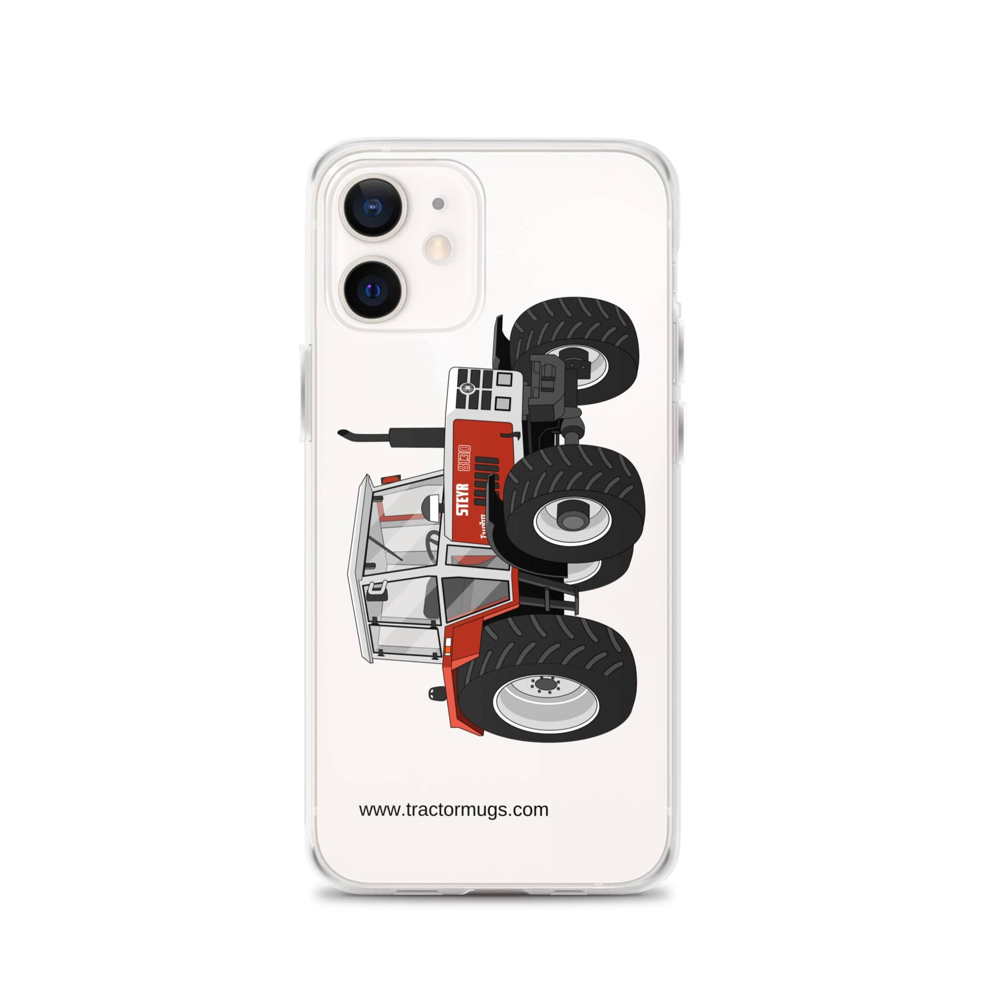 The Tractor Mugs Store iPhone 12 Steyr 8130 | Clear Case for iPhone® Quality Farmers Merch