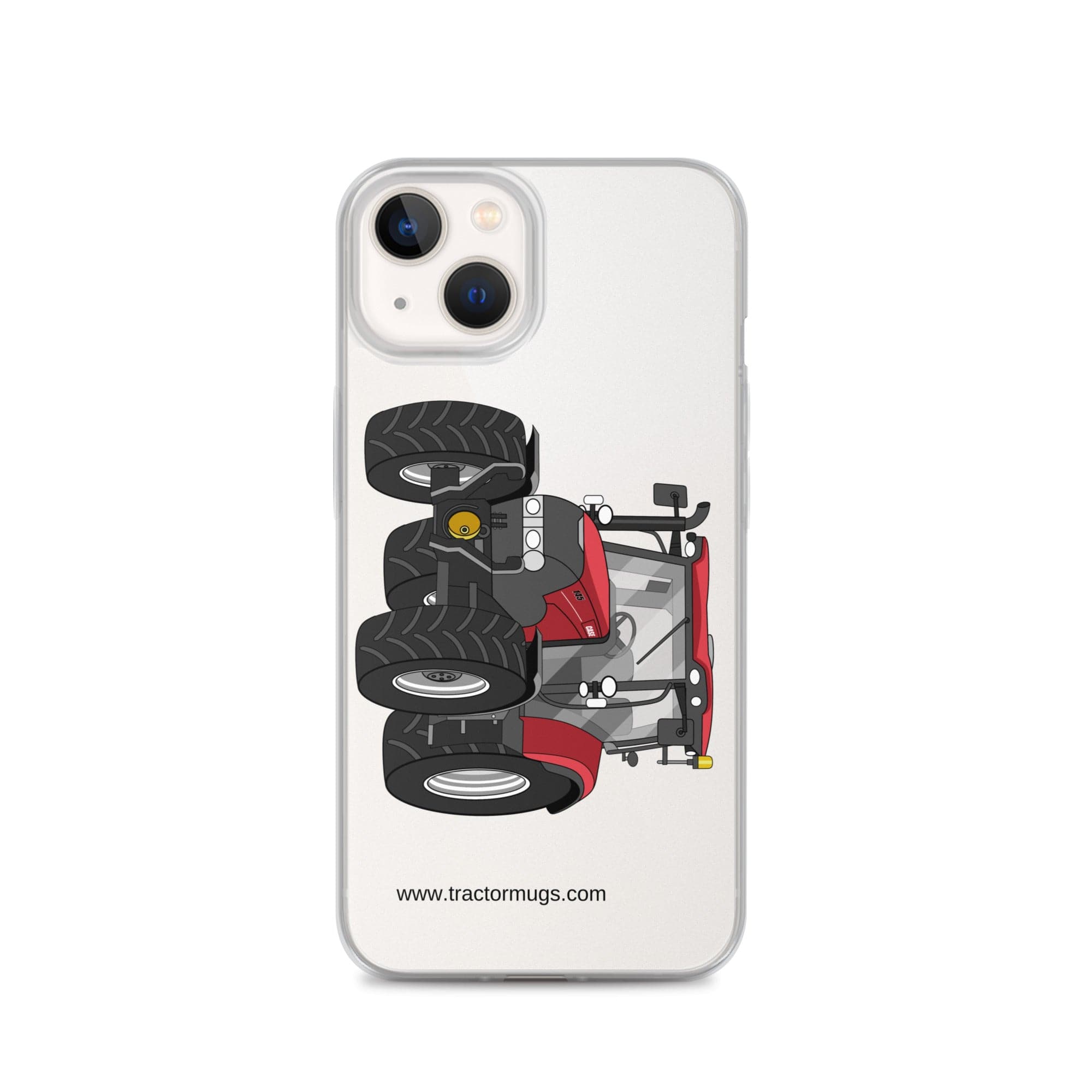 The Tractor Mugs Store iPhone 13 Case IH Maxxum 145 | Clear Case for iPhone® Quality Farmers Merch