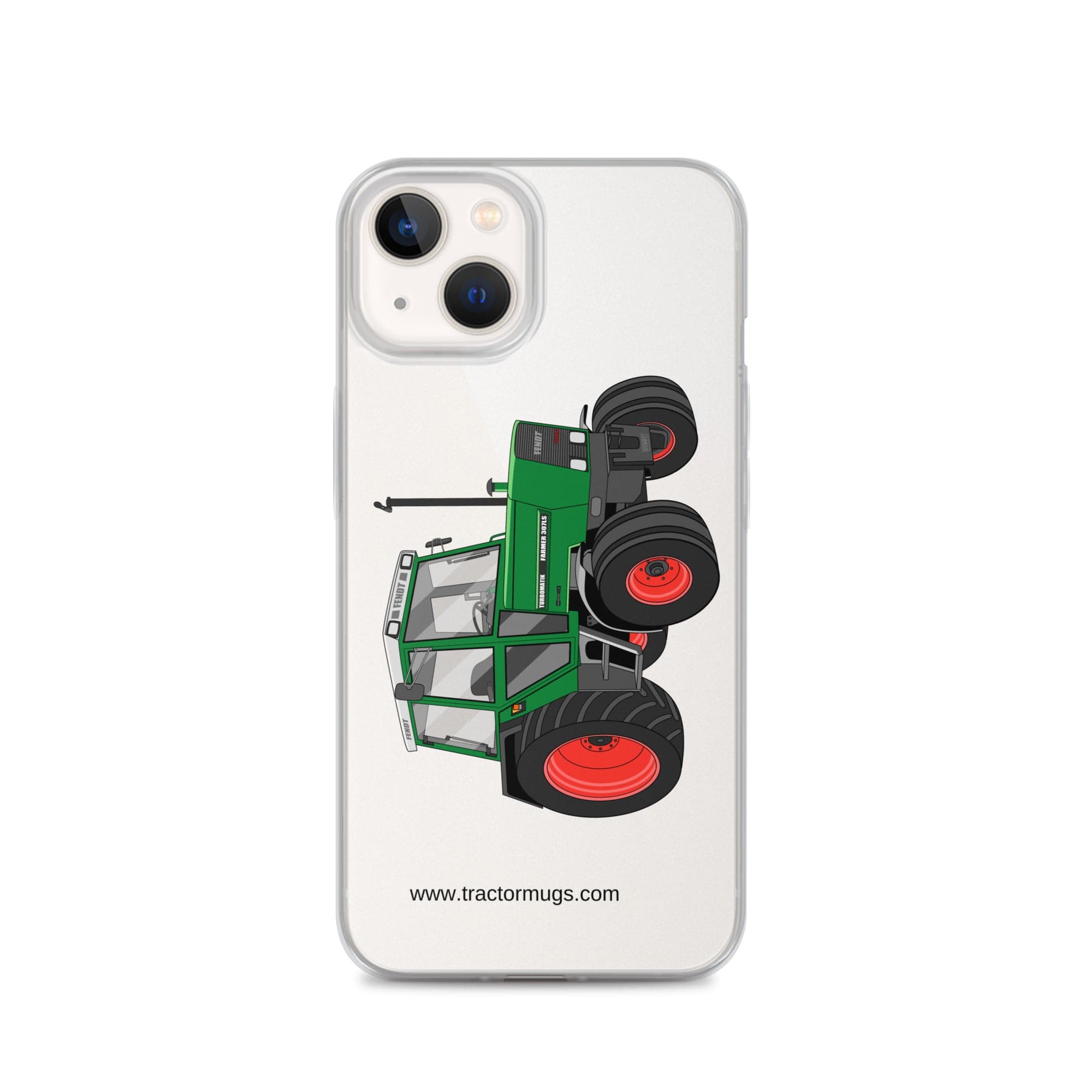 The Tractor Mugs Store iPhone 13 Fendt Farmer TURBOMATIK 307 LSA | Clear Case for iPhone® Quality Farmers Merch