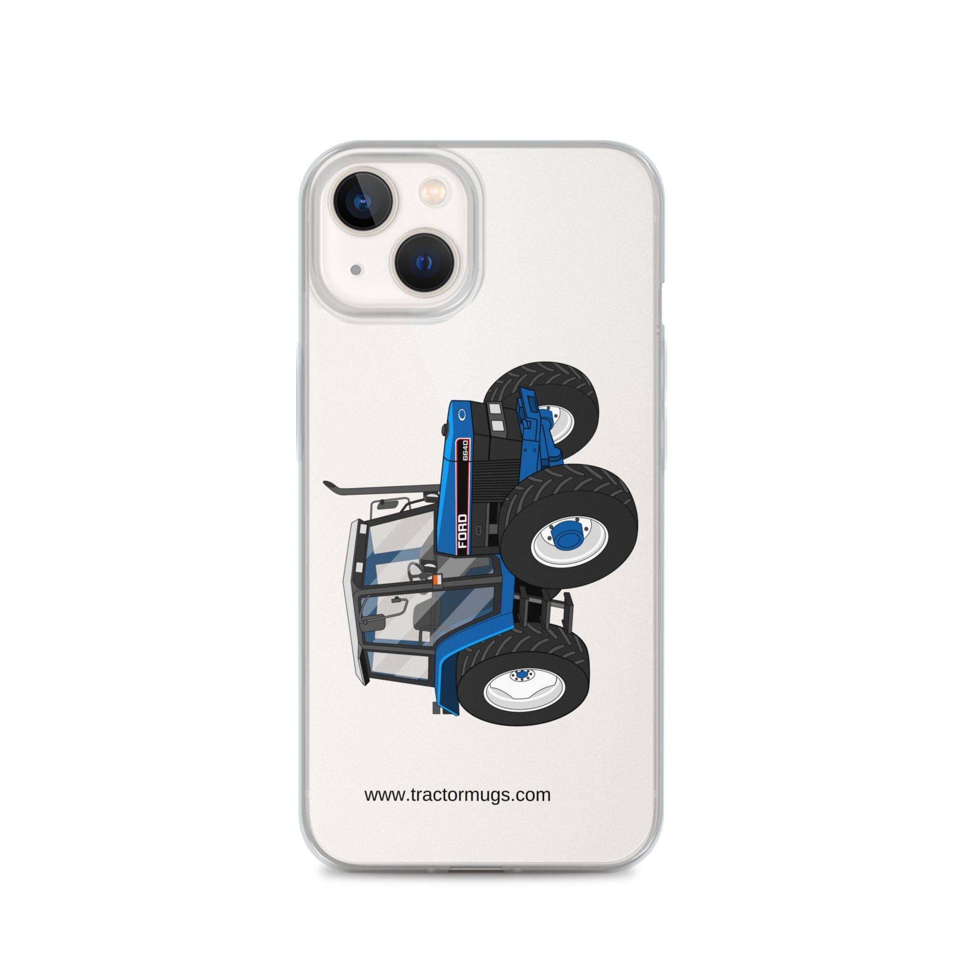The Tractor Mugs Store iPhone 13 Ford 6640 SE 4WD | Clear Case for iPhone® Quality Farmers Merch