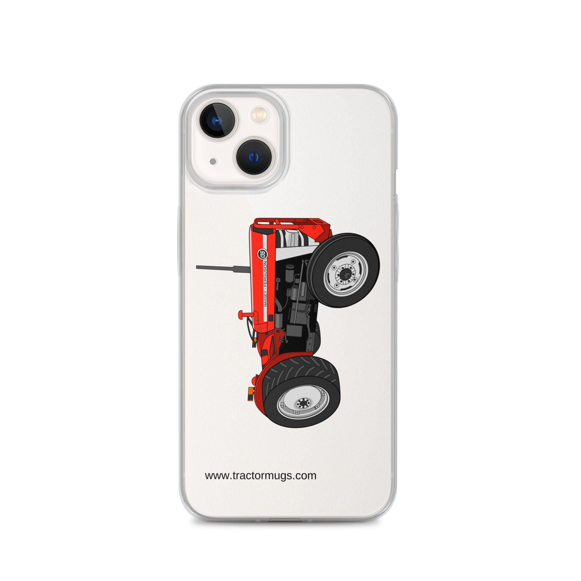 The Tractor Mugs Store iPhone 13 Massey Ferguson 135 | Clear Case for iPhone® Quality Farmers Merch