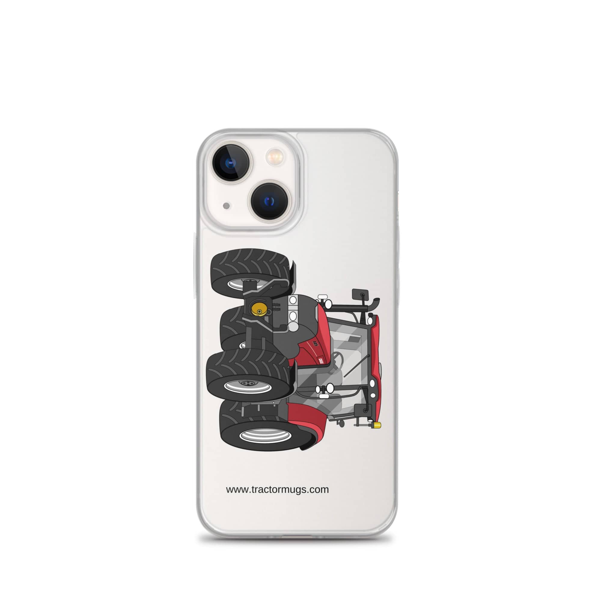 The Tractor Mugs Store iPhone 13 mini Case IH Maxxum 145 | Clear Case for iPhone® Quality Farmers Merch
