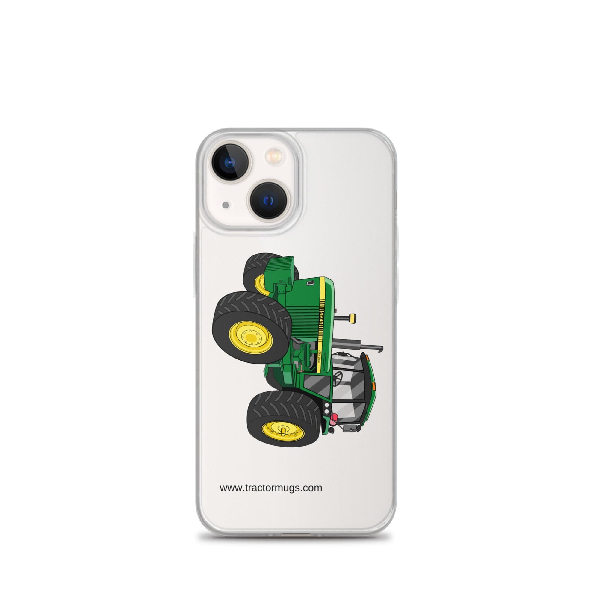 The Tractor Mugs Store iPhone 13 mini John Deere 4240 | Clear Case for iPhone® Quality Farmers Merch