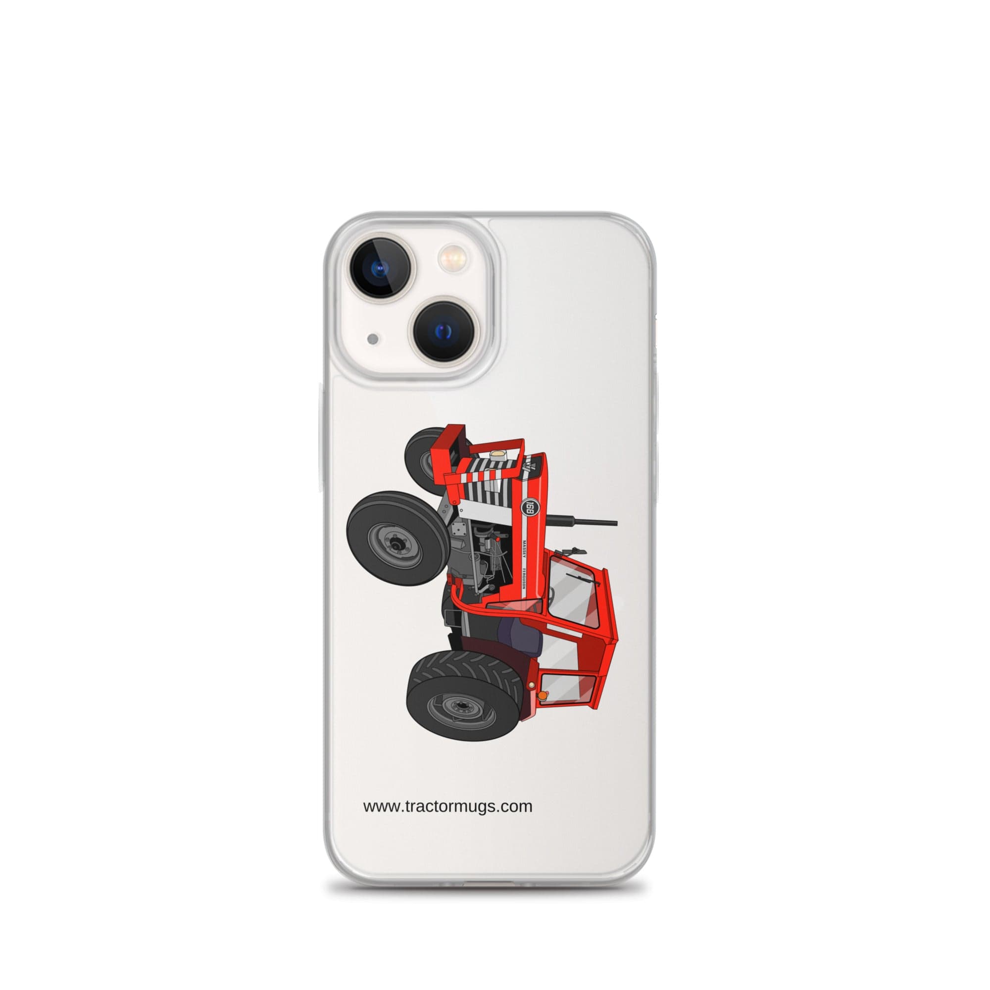 The Tractor Mugs Store iPhone 13 mini Massey Ferguson 168 | Clear Case for iPhone® Quality Farmers Merch