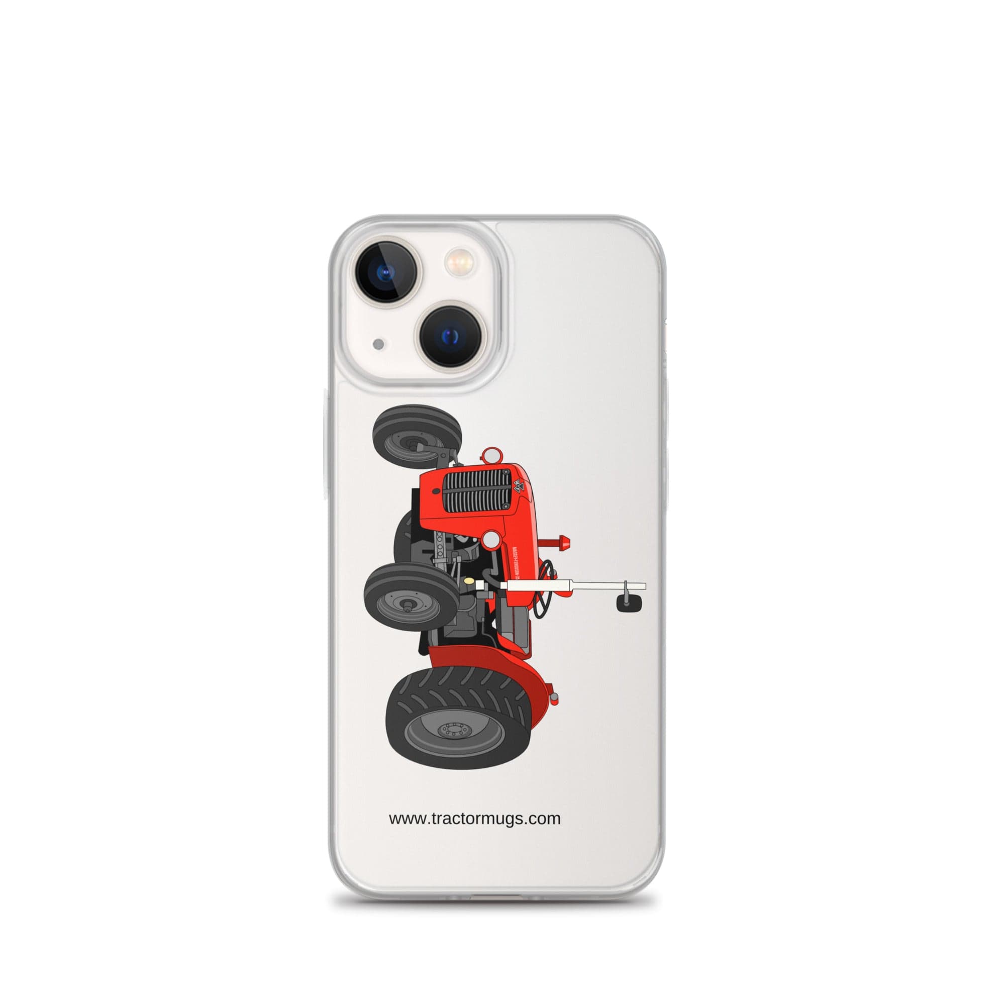 The Tractor Mugs Store iPhone 13 mini Massey Ferguson 35X | Clear Case for iPhone® Quality Farmers Merch