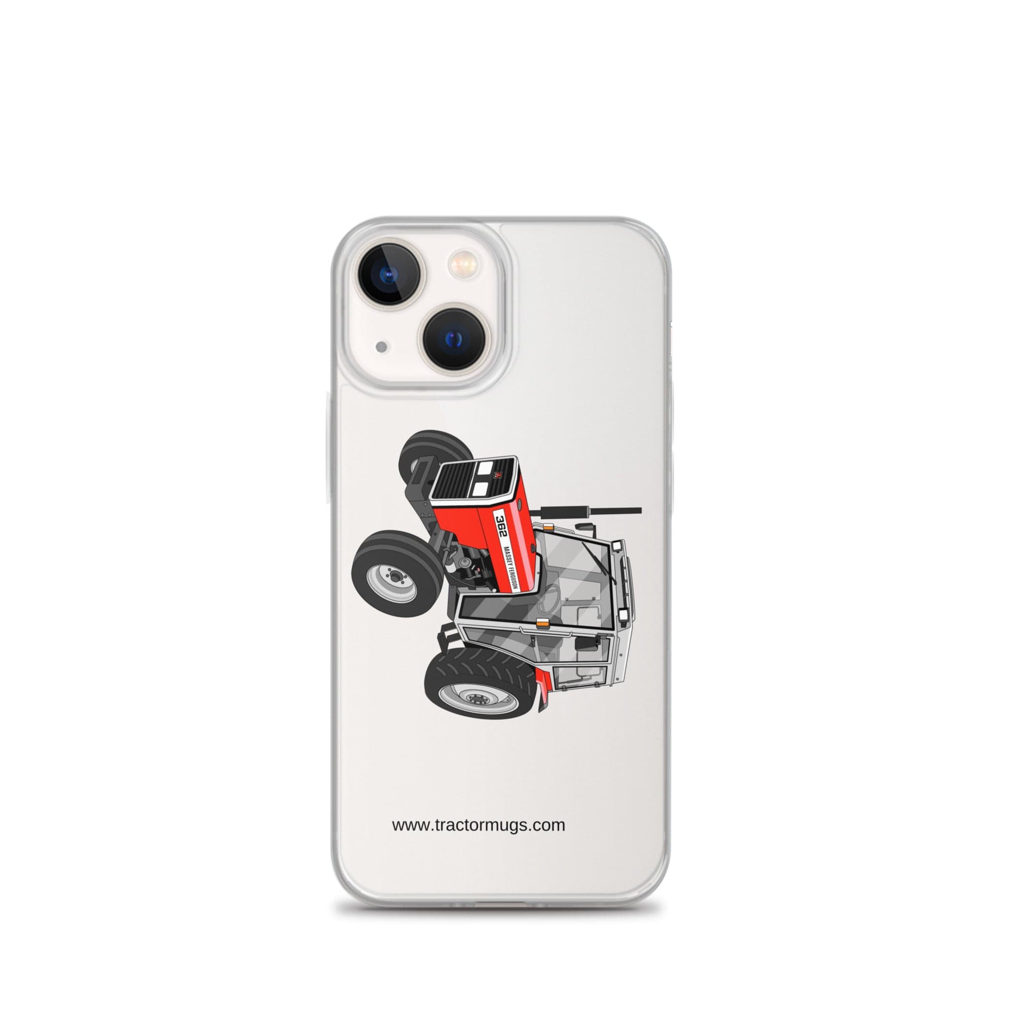 The Tractor Mugs Store iPhone 13 mini Massey Ferguson 362 | Clear Case for iPhone® Quality Farmers Merch