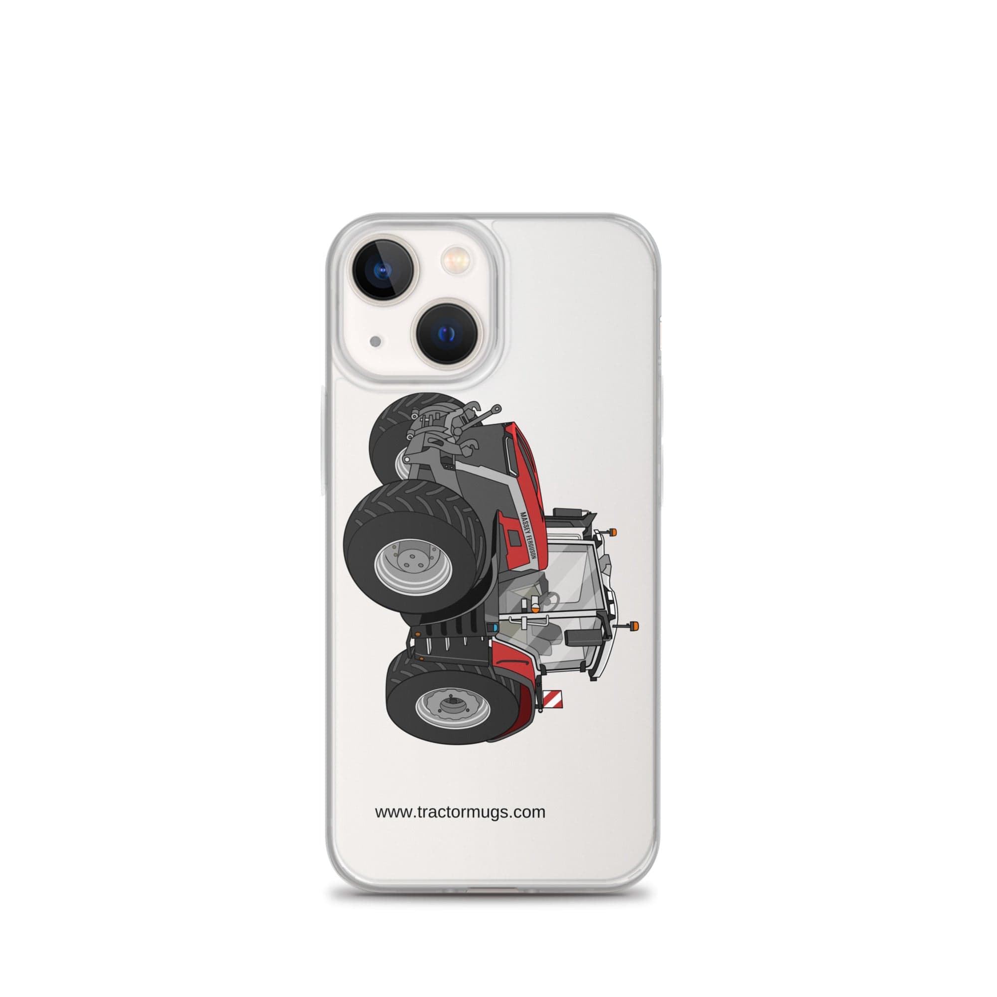 The Tractor Mugs Store iPhone 13 mini Massey Ferguson 9X | Clear Case for iPhone® Quality Farmers Merch