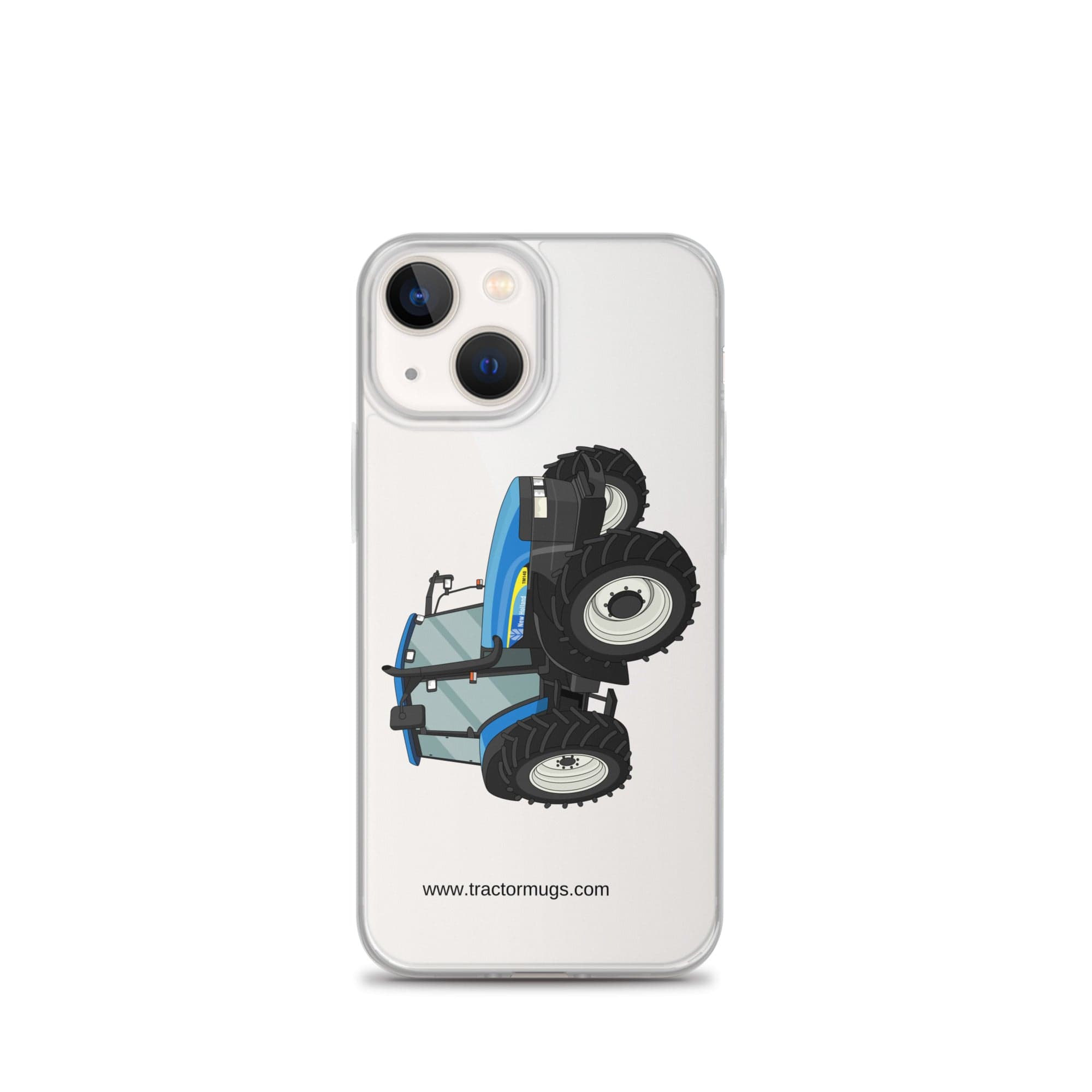The Tractor Mugs Store iPhone 13 mini New Holland TM 140 | Clear Case for iPhone® Quality Farmers Merch