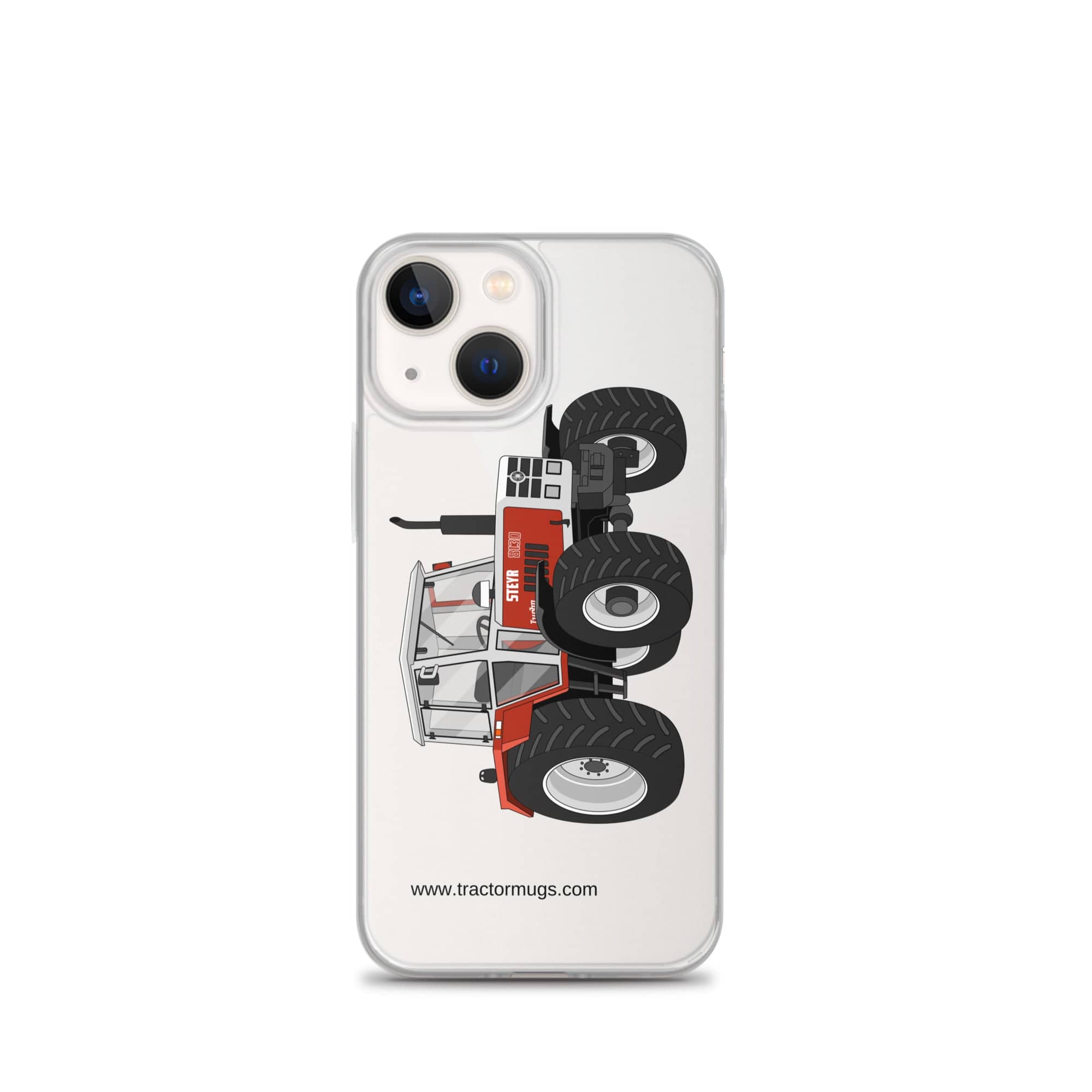 The Tractor Mugs Store iPhone 13 mini Steyr 8130 | Clear Case for iPhone® Quality Farmers Merch