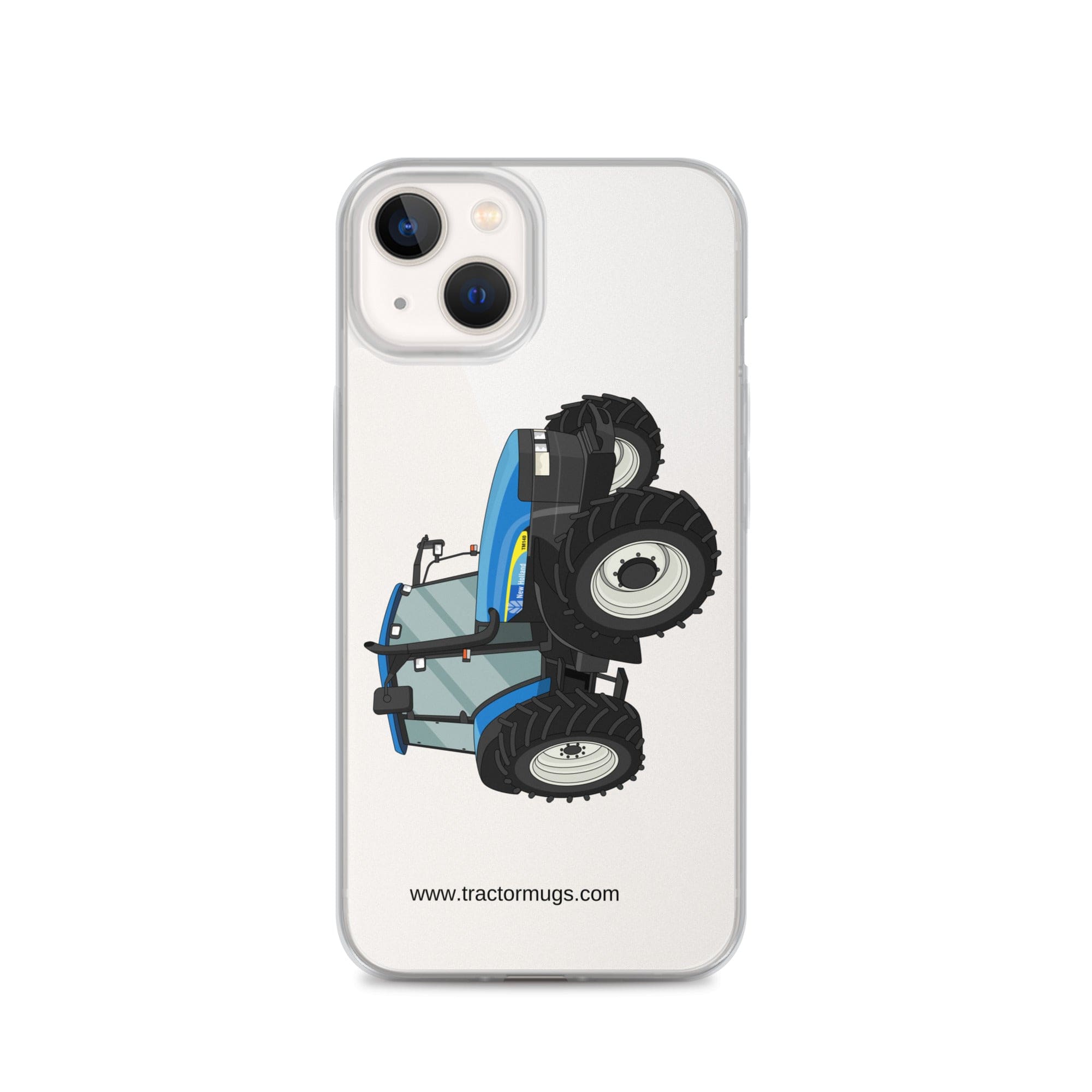 The Tractor Mugs Store iPhone 13 New Holland TM 140 | Clear Case for iPhone® Quality Farmers Merch