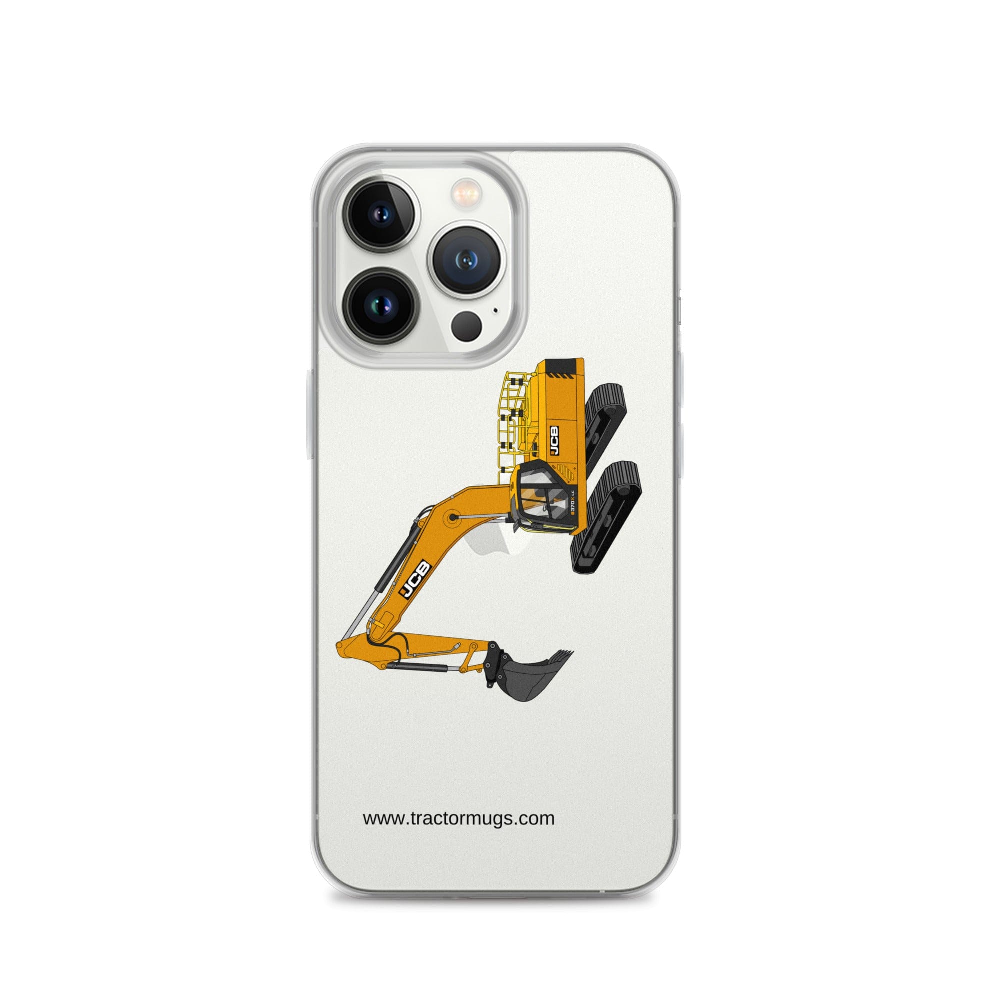 The Tractor Mugs Store iPhone 13 Pro JCB 370 LC | Clear Case for iPhone® Quality Farmers Merch