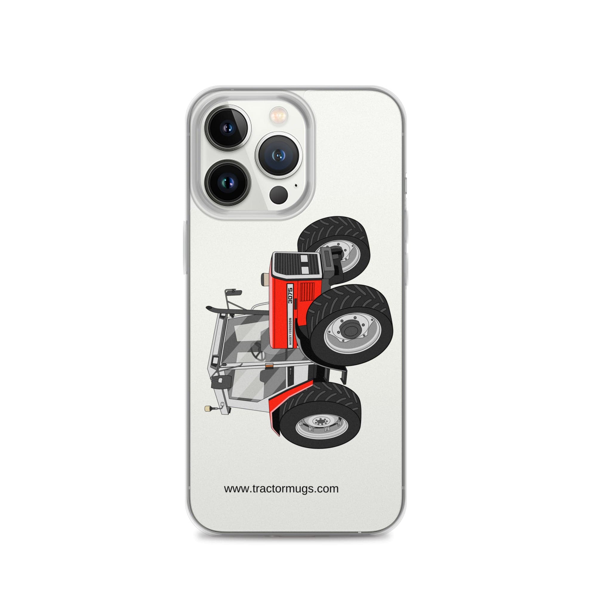 The Tractor Mugs Store iPhone 13 Pro Massey Ferguson 3075 | Clear Case for iPhone® Quality Farmers Merch