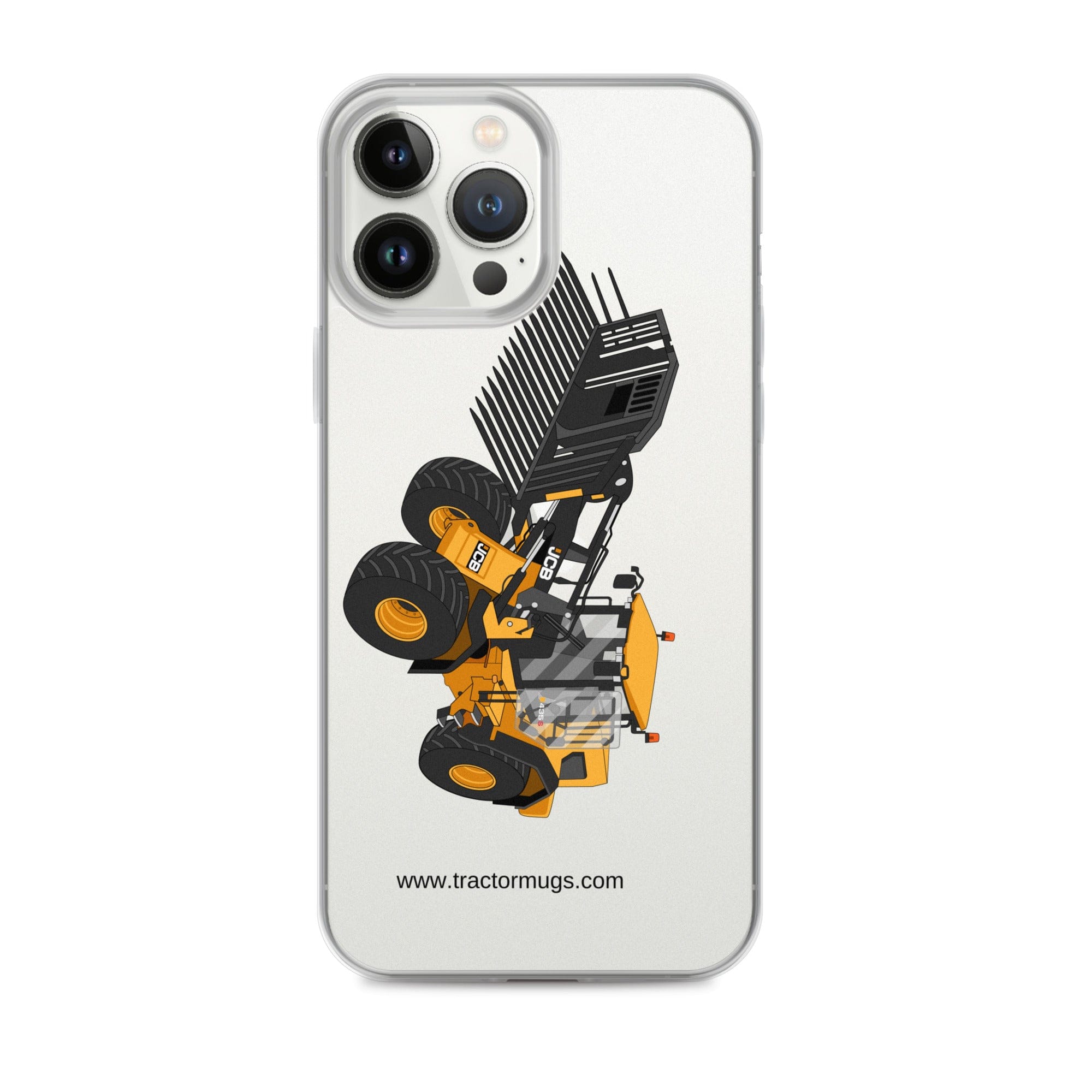 The Tractor Mugs Store iPhone 13 Pro Max JCB 435 S Farm Master | Clear Case for iPhone® Quality Farmers Merch