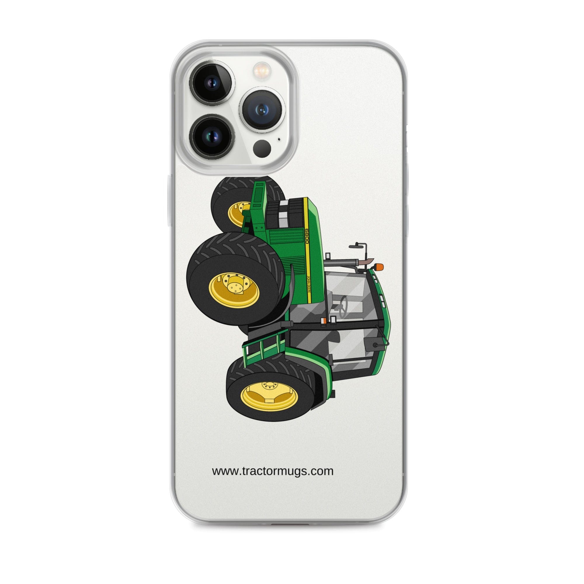 The Tractor Mugs Store iPhone 13 Pro Max John Deere 6800 | Clear Case for iPhone® Quality Farmers Merch