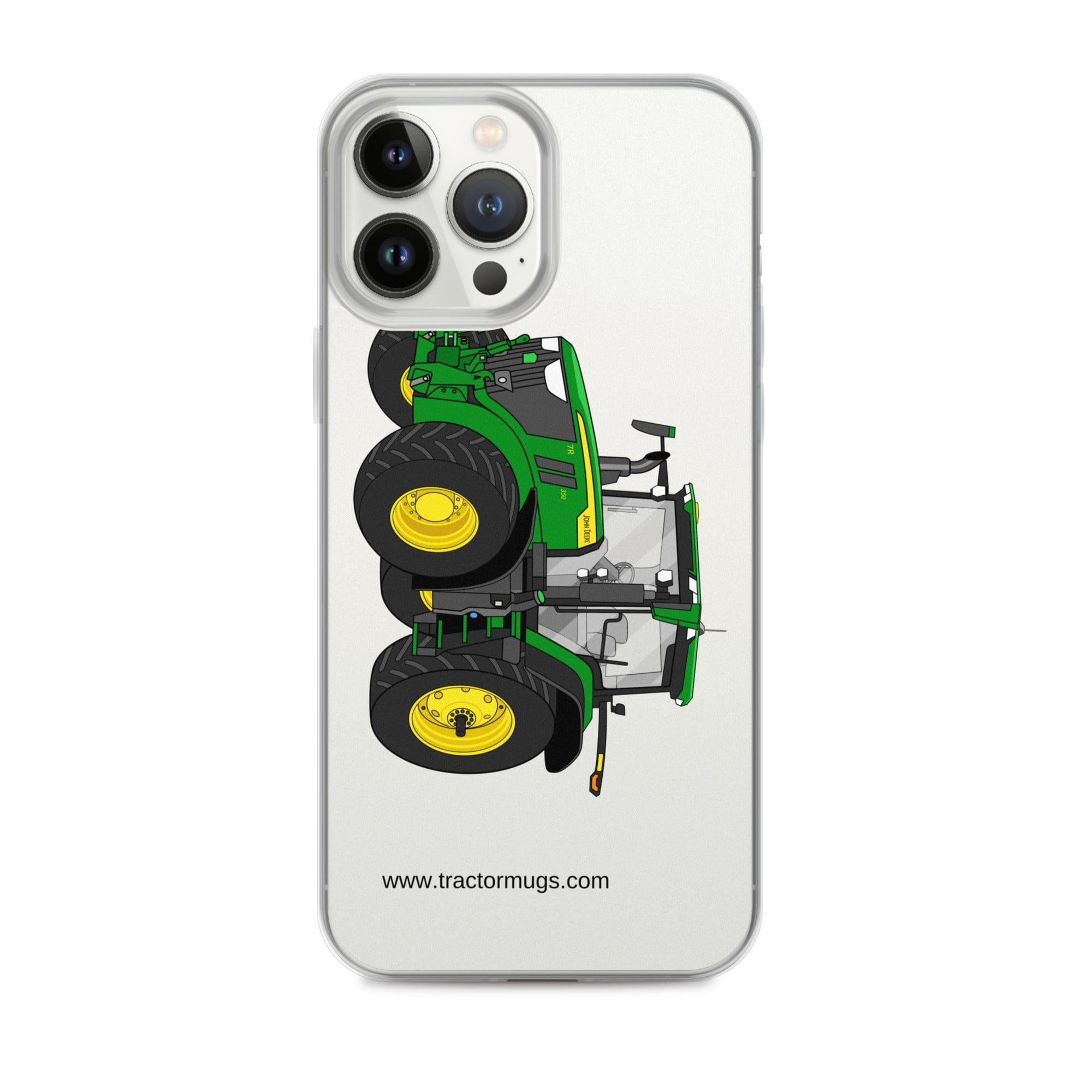 The Tractor Mugs Store iPhone 13 Pro Max John Deere 7R 350 Aut Power | Clear Case for iPhone® Quality Farmers Merch
