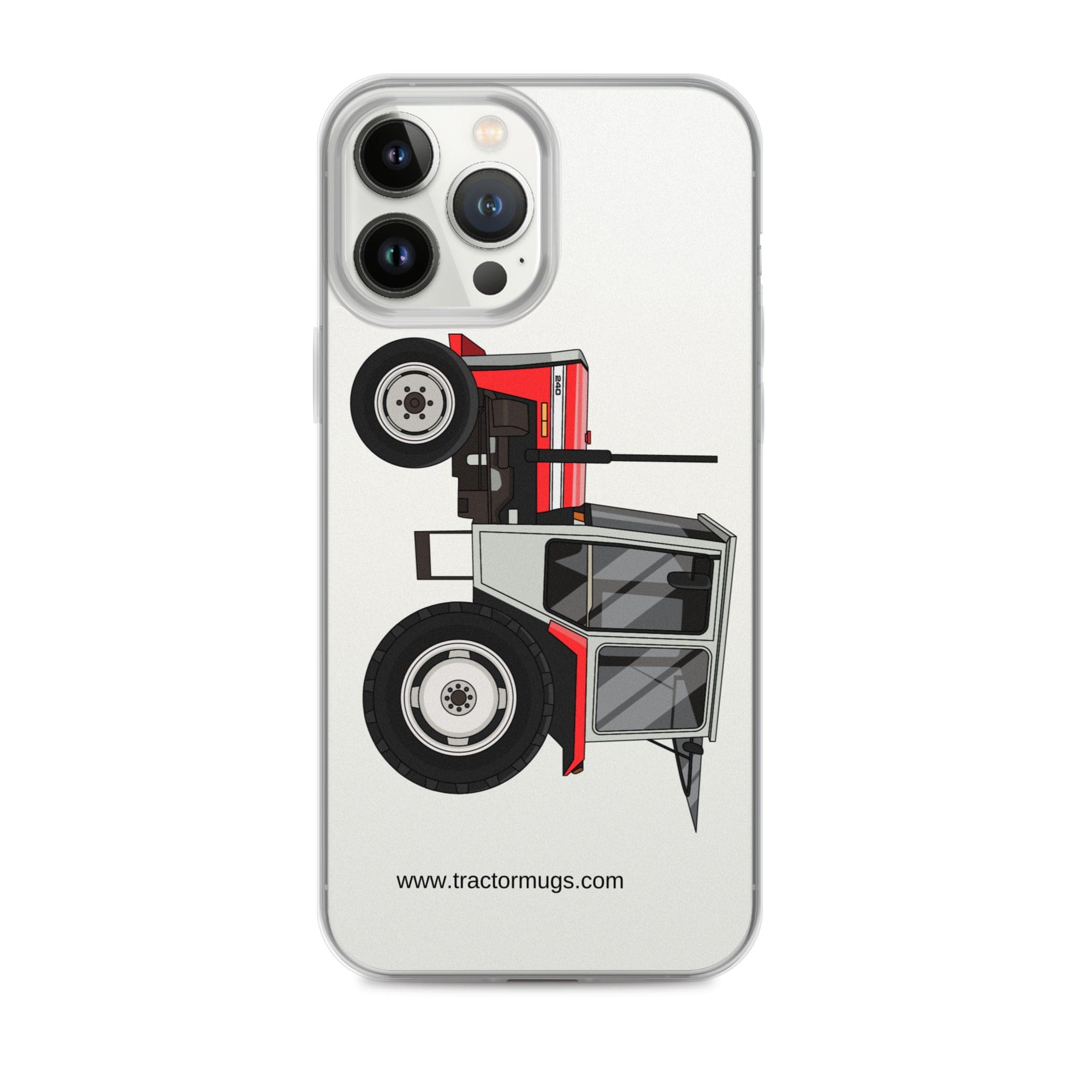 The Tractor Mugs Store iPhone 13 Pro Max Massey Ferguson 240 | Clear Case for iPhone® Quality Farmers Merch