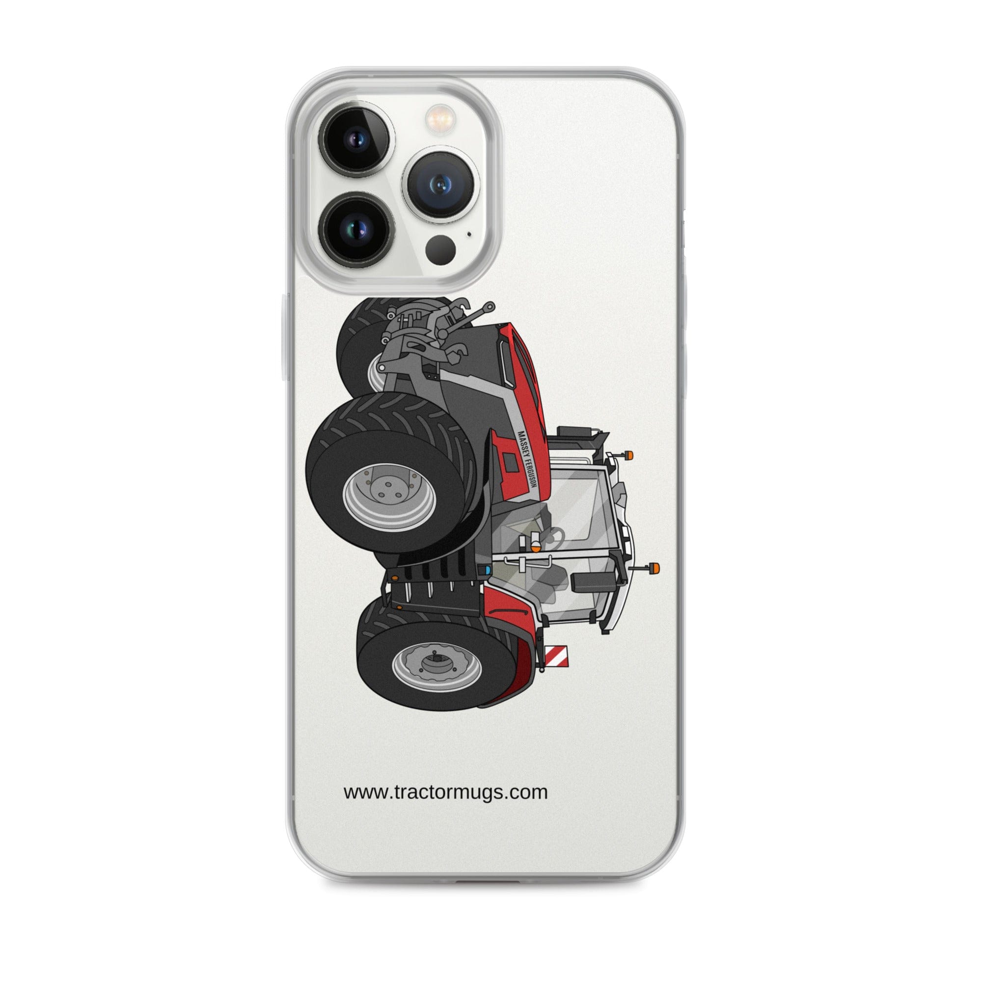 The Tractor Mugs Store iPhone 13 Pro Max Massey Ferguson 9X | Clear Case for iPhone® Quality Farmers Merch
