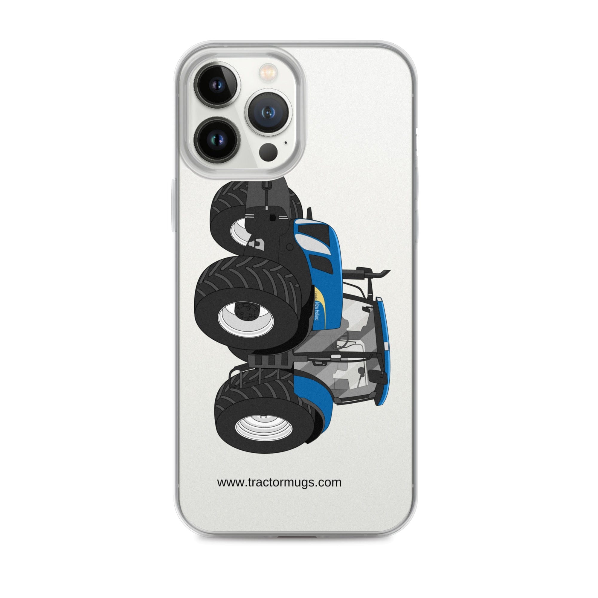 The Tractor Mugs Store iPhone 13 Pro Max New Holland The 7040-1 | Clear Case for iPhone® Quality Farmers Merch