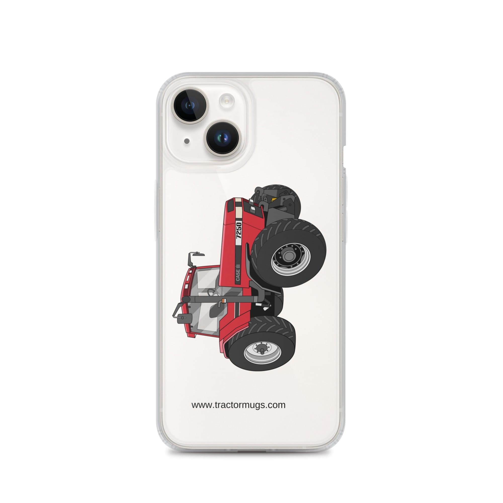 The Tractor Mugs Store iPhone 14 Case IH 7250 | Clear Case for iPhone® Quality Farmers Merch