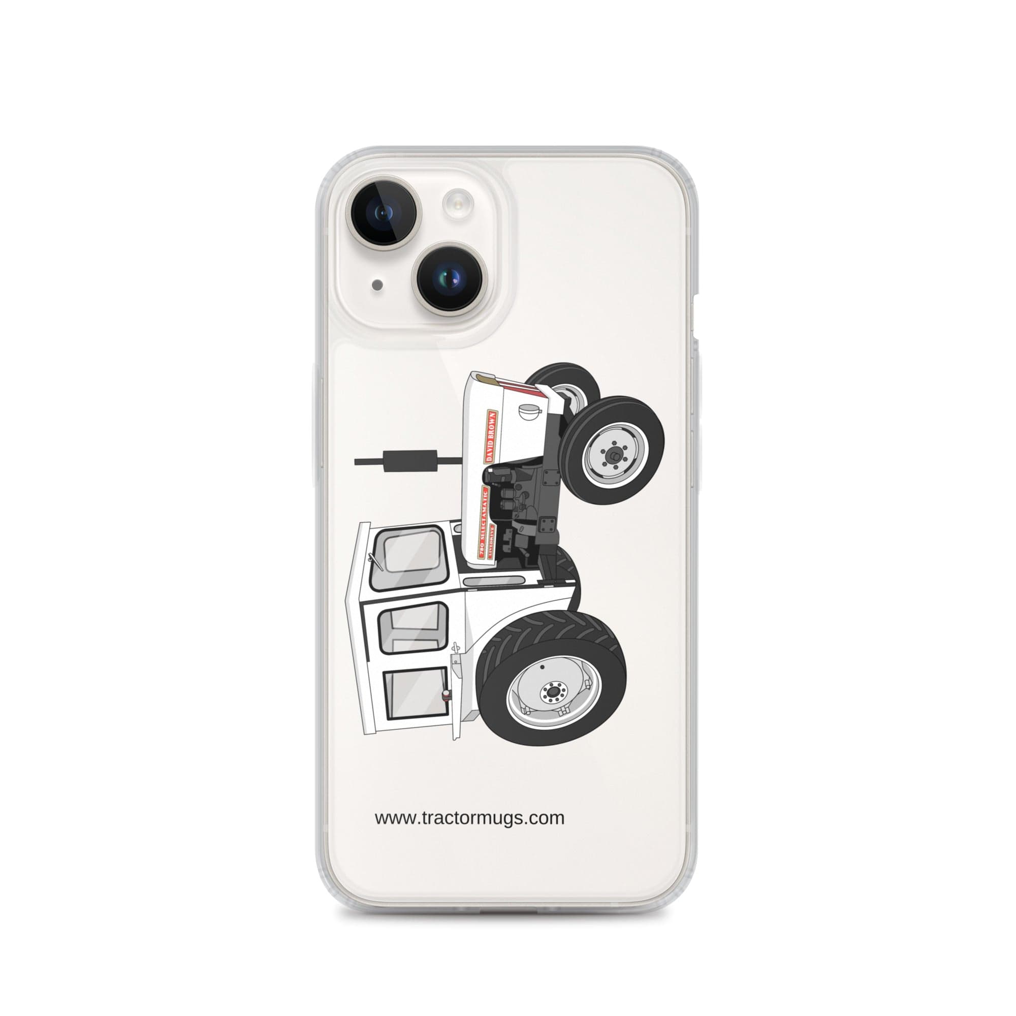 The Tractor Mugs Store iPhone 14 David Brown 780 Selectamatic | Clear Case for iPhone® Quality Farmers Merch