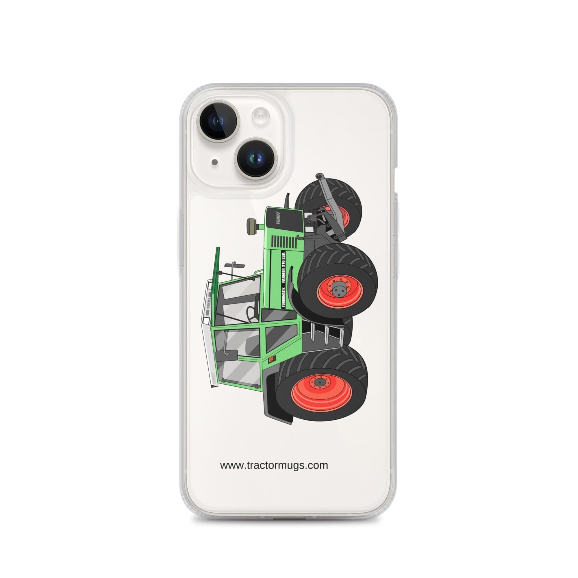 The Tractor Mugs Store iPhone 14 Fendt 310 LSA | Clear Case for iPhone® Quality Farmers Merch