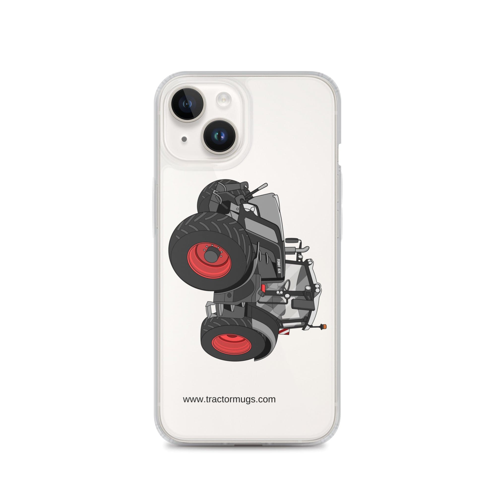 The Tractor Mugs Store iPhone 14 Fendt 828 Profi Black Beauty | Clear Case for iPhone® Quality Farmers Merch