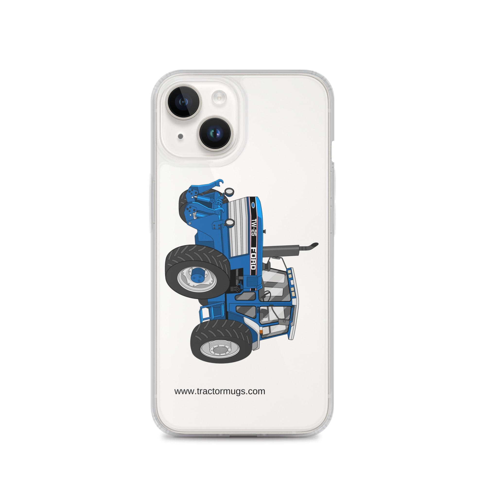 The Tractor Mugs Store iPhone 14 Ford TW 25 | Clear Case for iPhone® Quality Farmers Merch