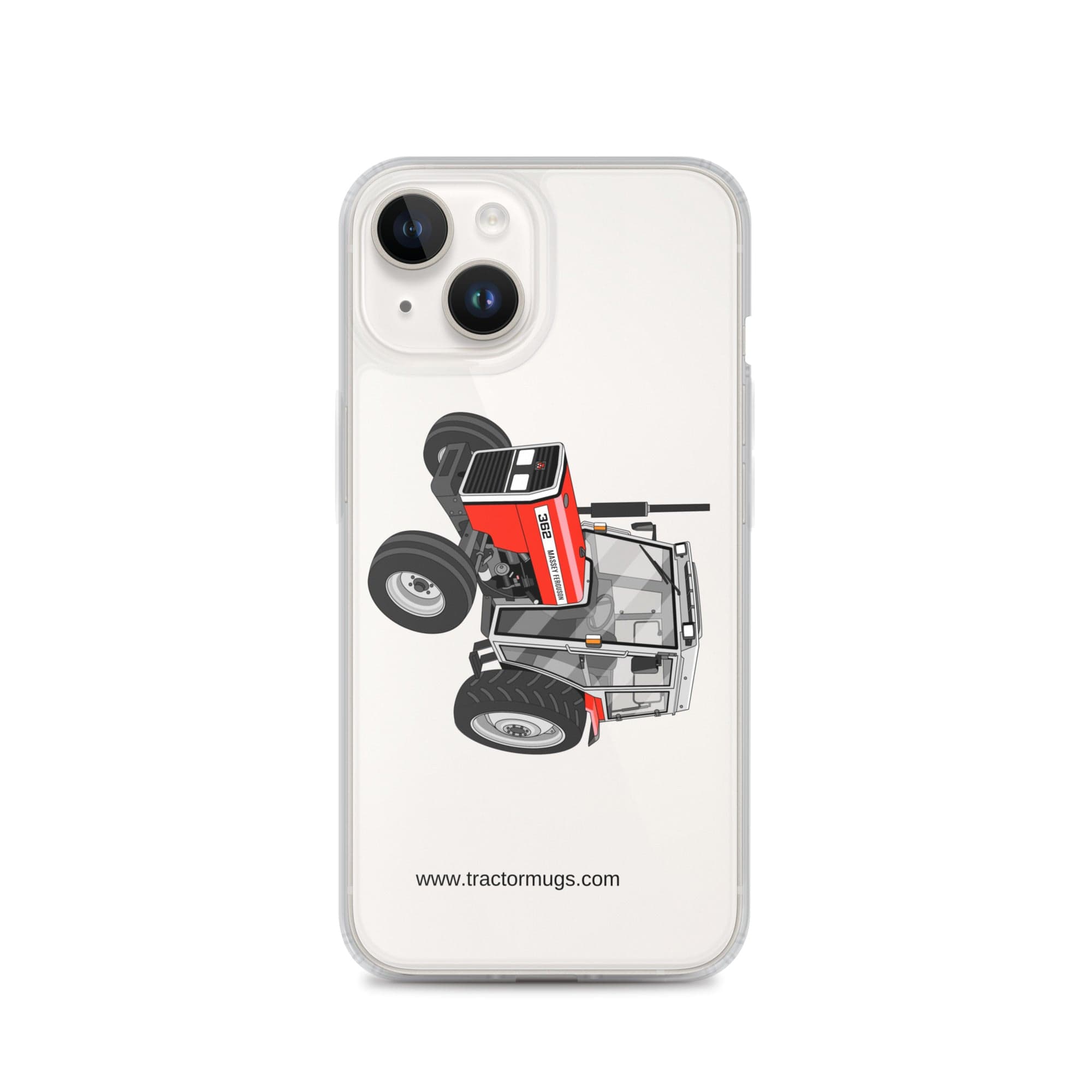 The Tractor Mugs Store iPhone 14 Massey Ferguson 362 | Clear Case for iPhone® Quality Farmers Merch