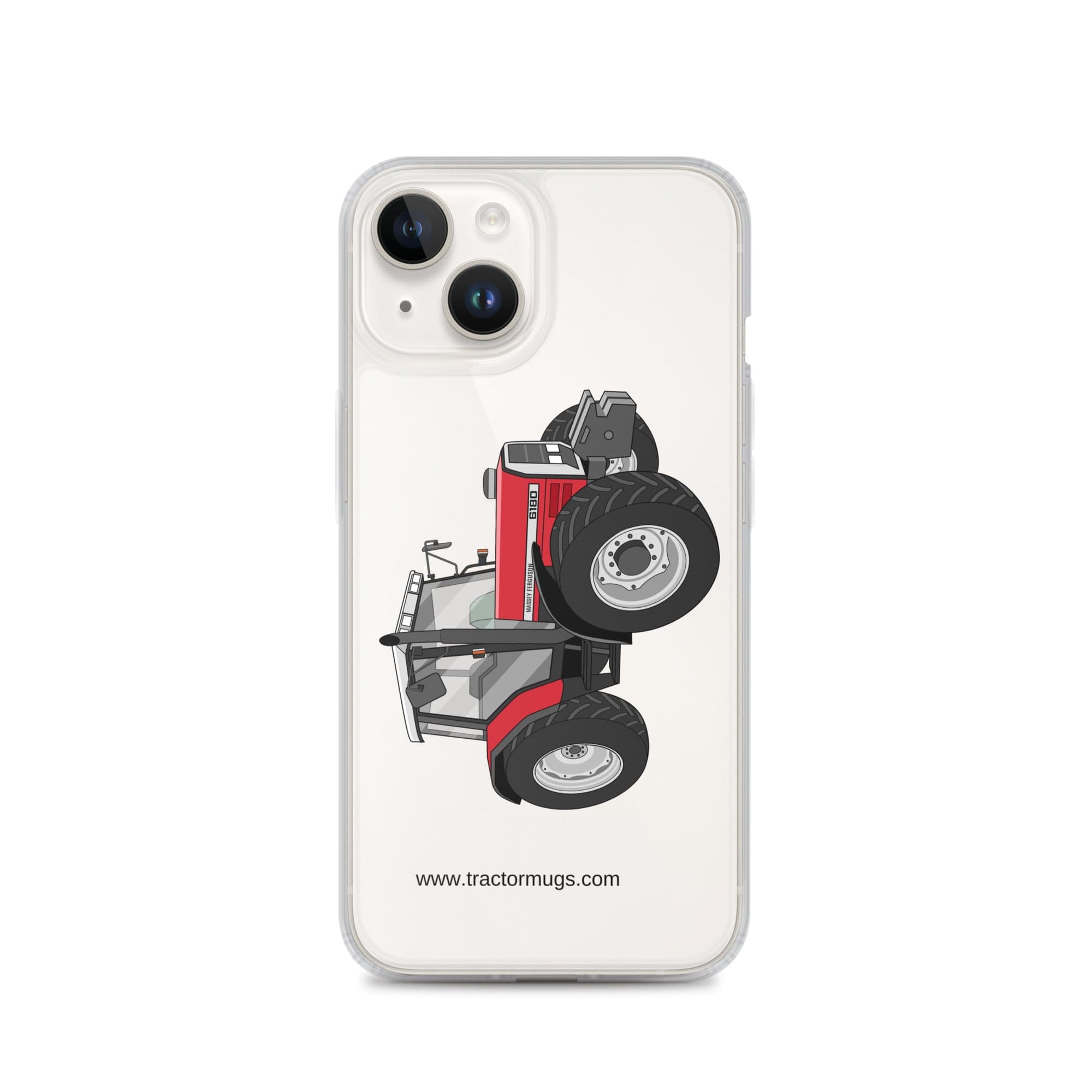 The Tractor Mugs Store iPhone 14 Massey Ferguson 6180 | Clear Case for iPhone® Quality Farmers Merch