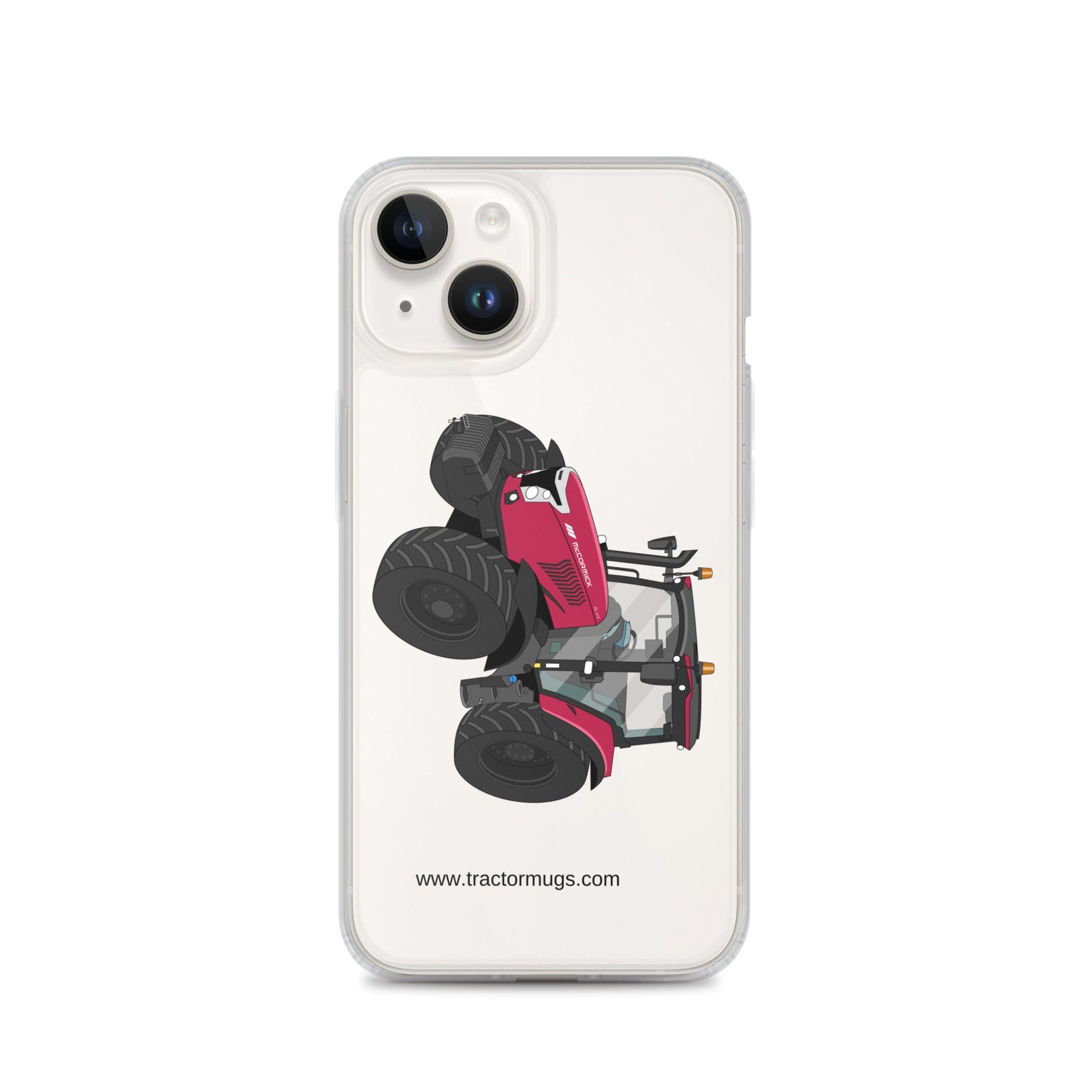 The Tractor Mugs Store iPhone 14 McCormick X6.414 P6-Drive | Clear Case for iPhone® Quality Farmers Merch