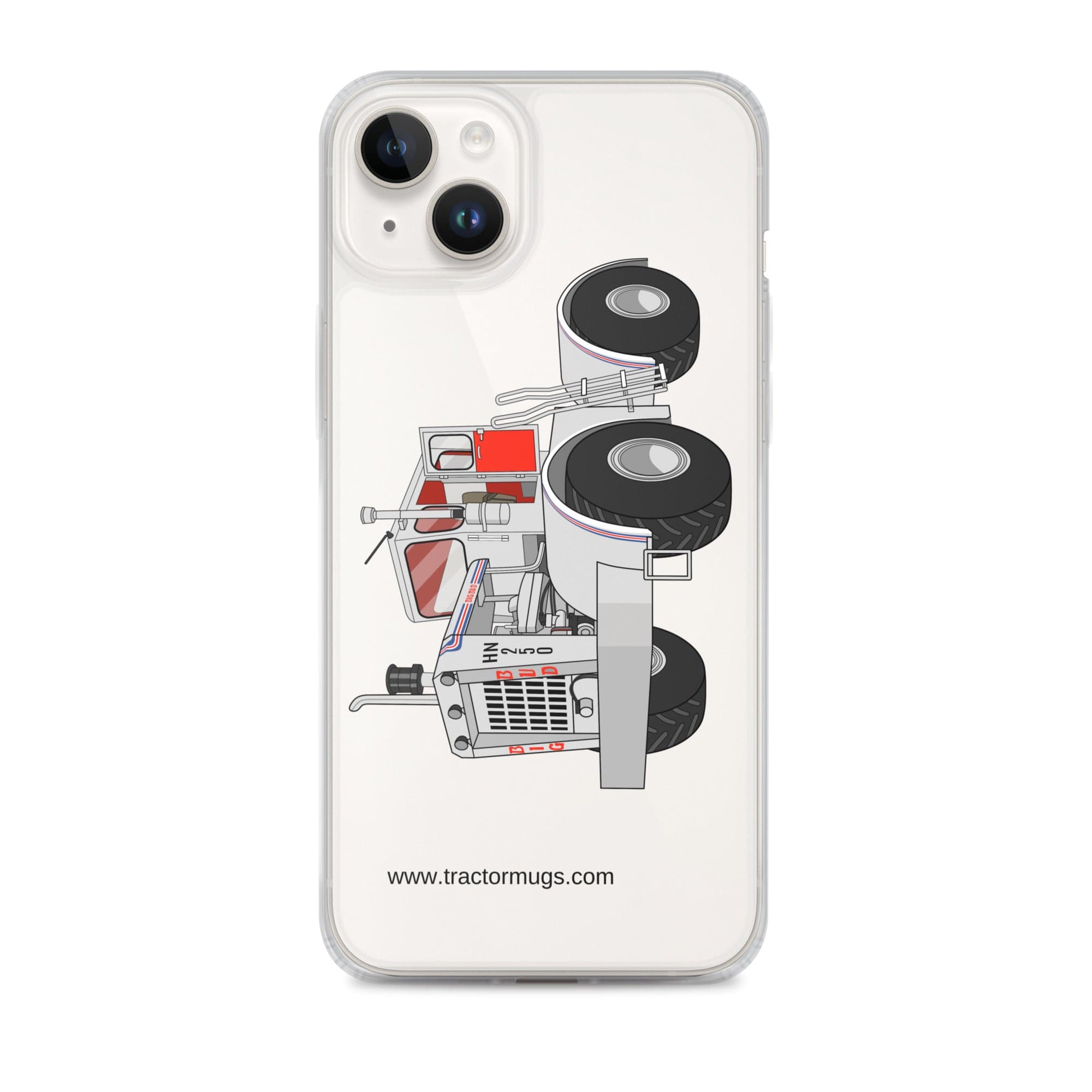 The Tractor Mugs Store iPhone 14 Plus Big Bud Tractor | Clear Case for iPhone® Quality Farmers Merch