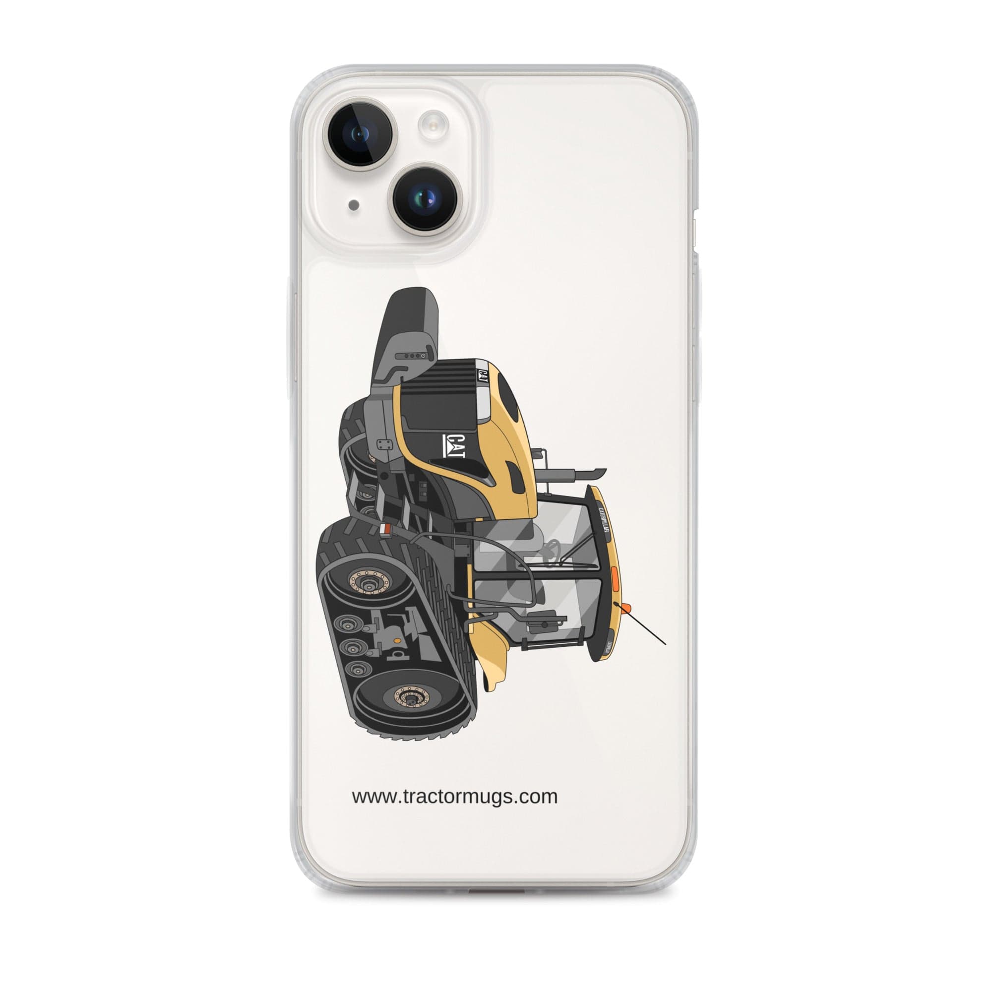 The Tractor Mugs Store iPhone 14 Plus Challenger NT765A Crawler | Clear Case for iPhone® Quality Farmers Merch