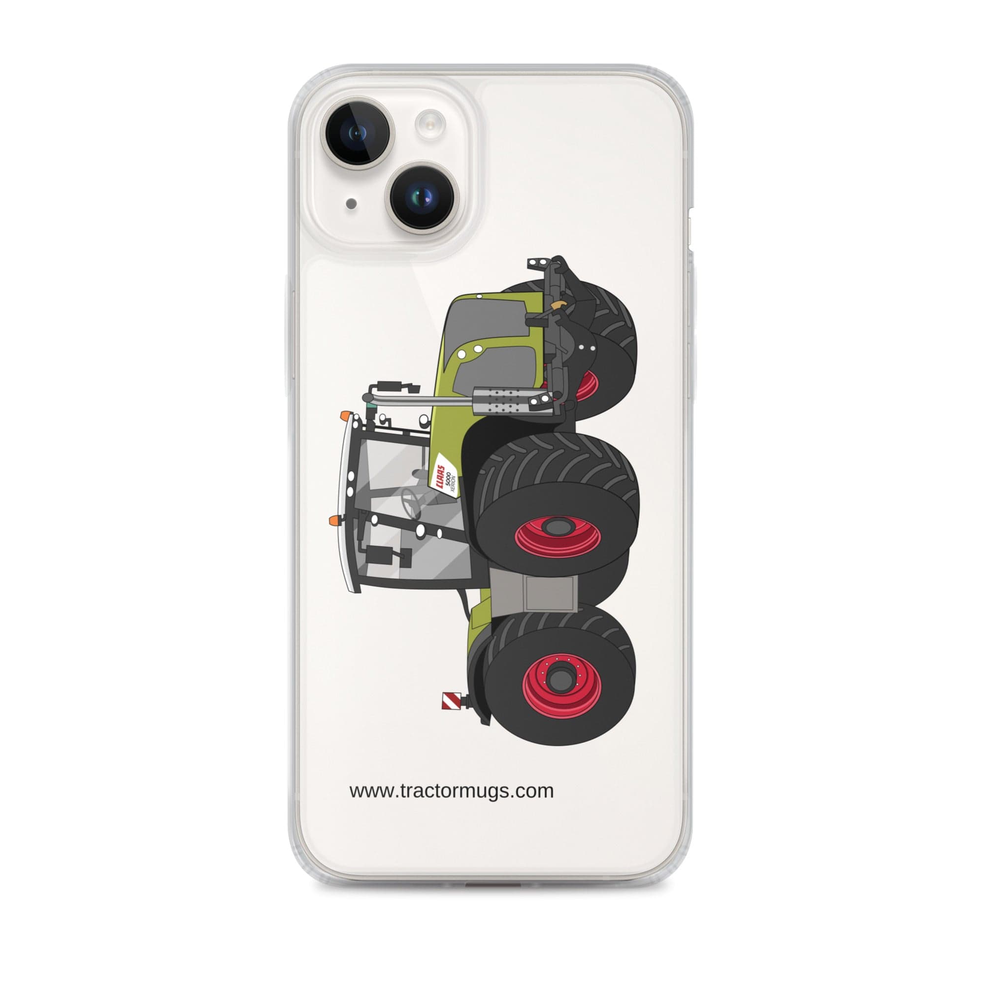 The Tractor Mugs Store iPhone 14 Plus Class Xerion 5000 Tractor VC | Clear Case for iPhone® Quality Farmers Merch