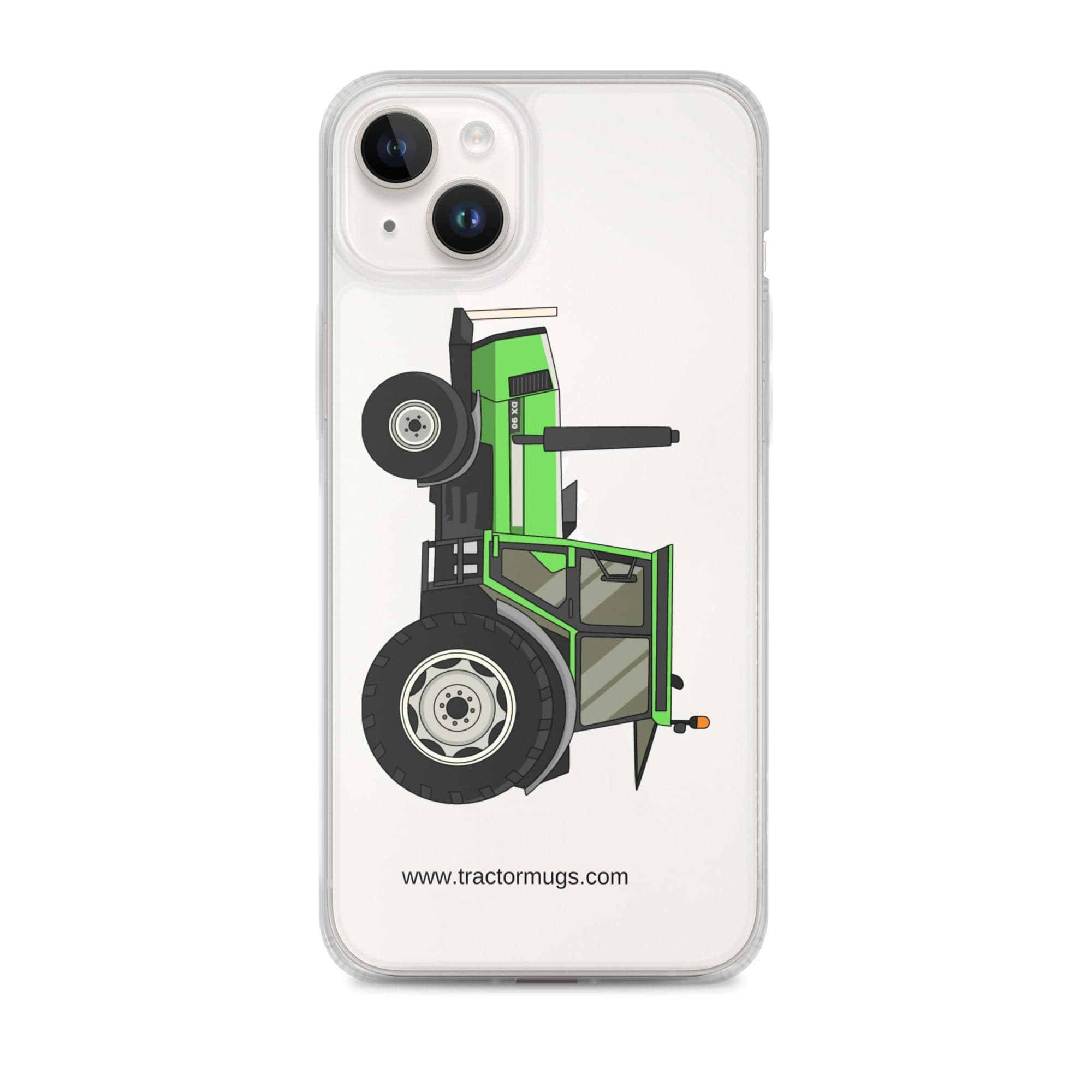 The Tractor Mugs Store iPhone 14 Plus Deutz DX 90 | Clear Case for iPhone® Quality Farmers Merch