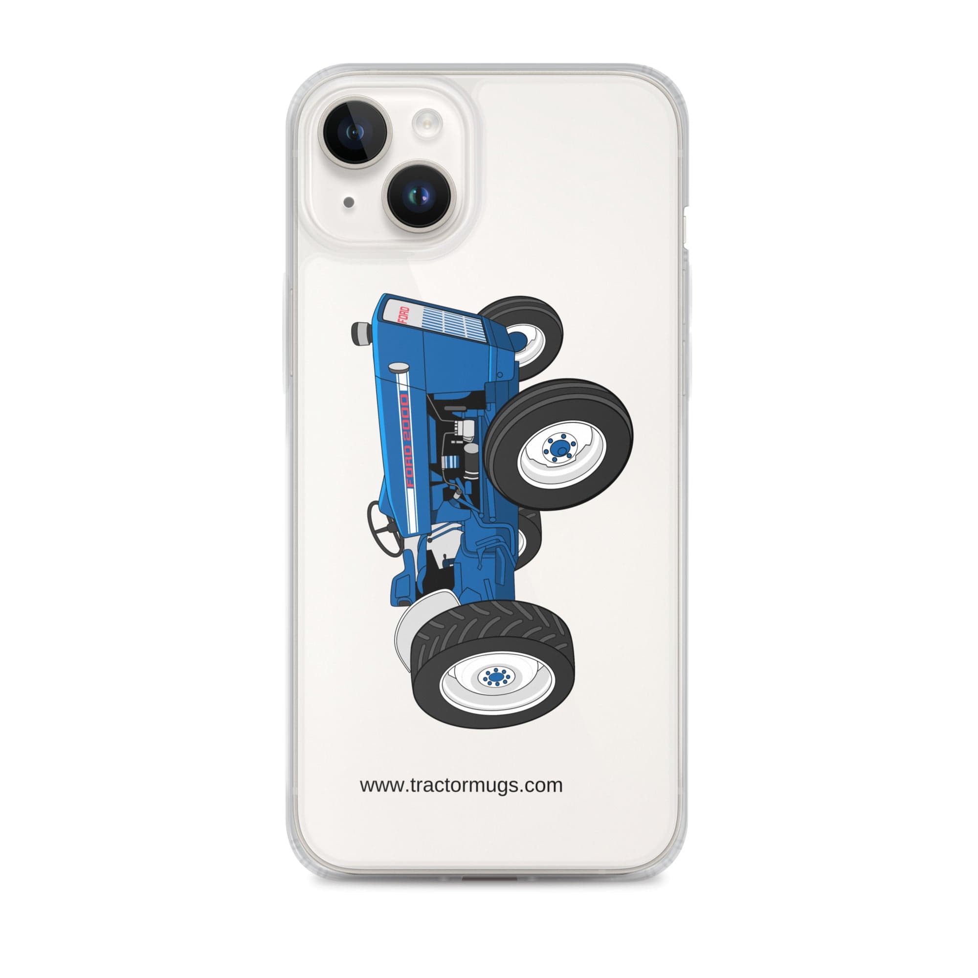 The Tractor Mugs Store iPhone 14 Plus Ford 2000 (1963) | Clear Case for iPhone® Quality Farmers Merch