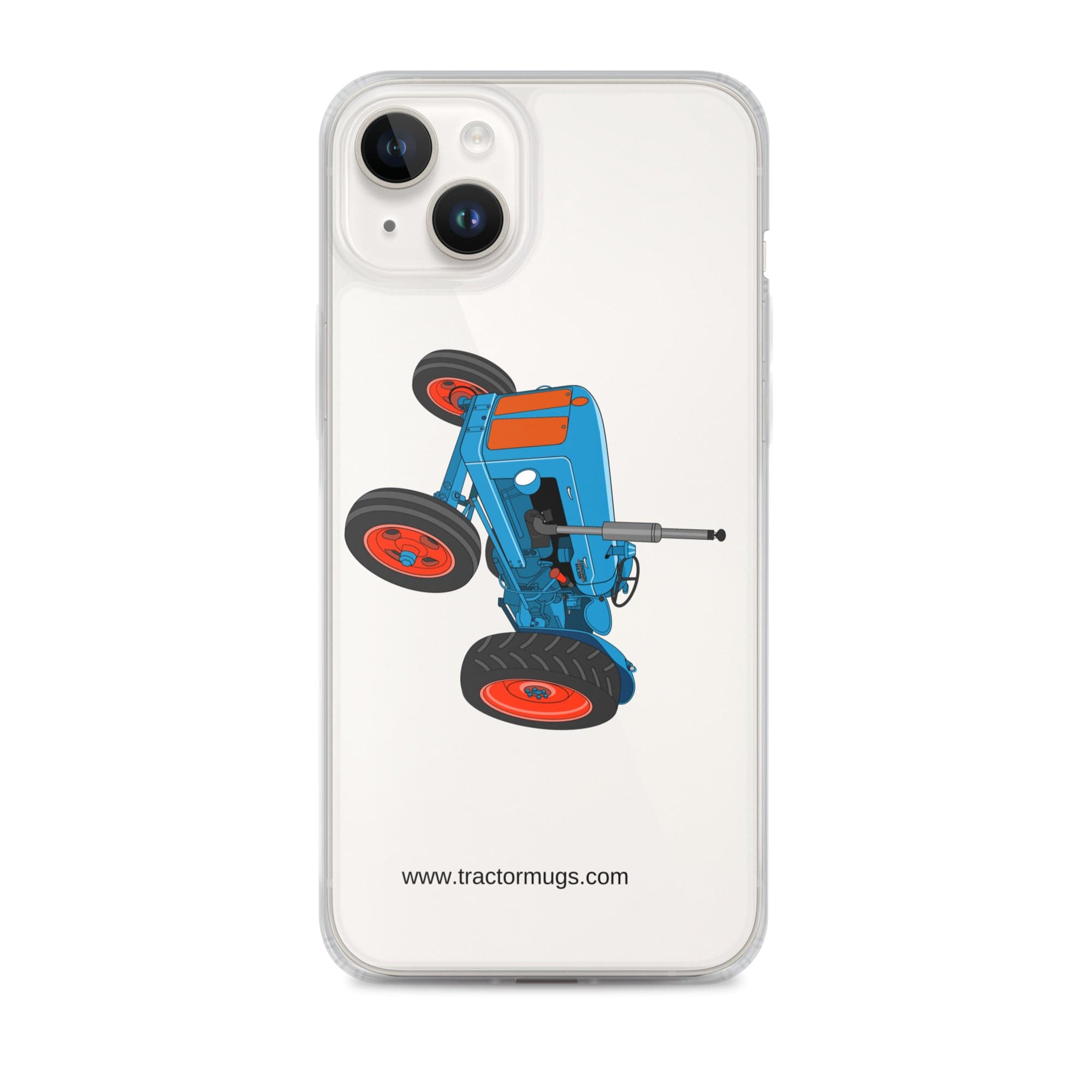 The Tractor Mugs Store iPhone 14 Plus Fordson Super Dexta | Clear Case for iPhone® Quality Farmers Merch