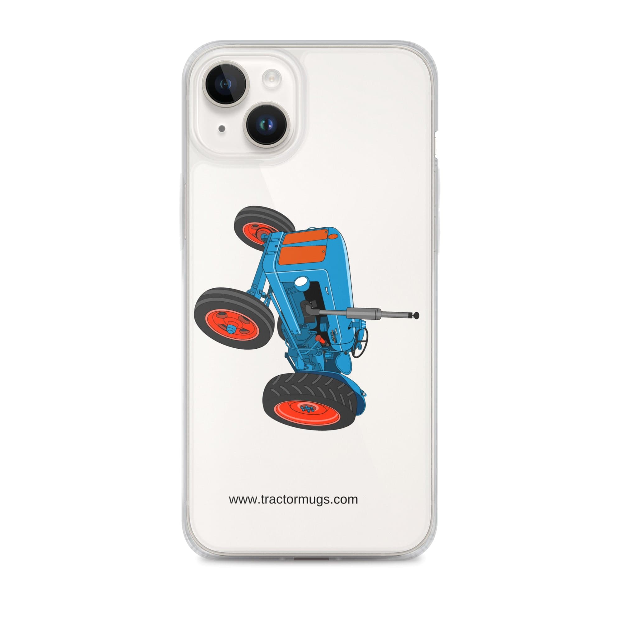 The Tractor Mugs Store iPhone 14 Plus Fordson Super Dexta | Clear Case for iPhone® Quality Farmers Merch