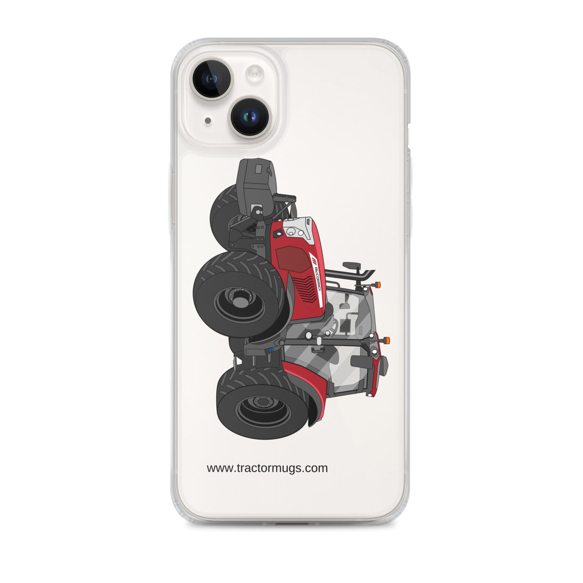 The Tractor Mugs Store iPhone 14 Plus McCormick X6 414 | Clear Case for iPhone® Quality Farmers Merch