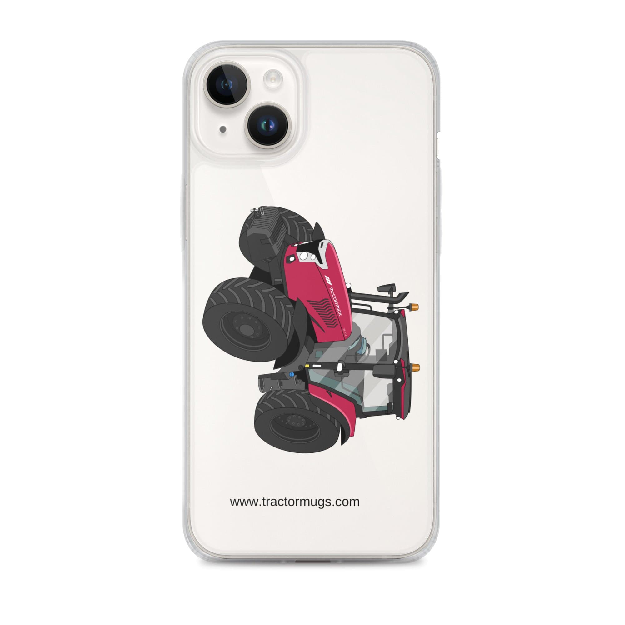 The Tractor Mugs Store iPhone 14 Plus McCormick X6.414 P6-Drive | Clear Case for iPhone® Quality Farmers Merch