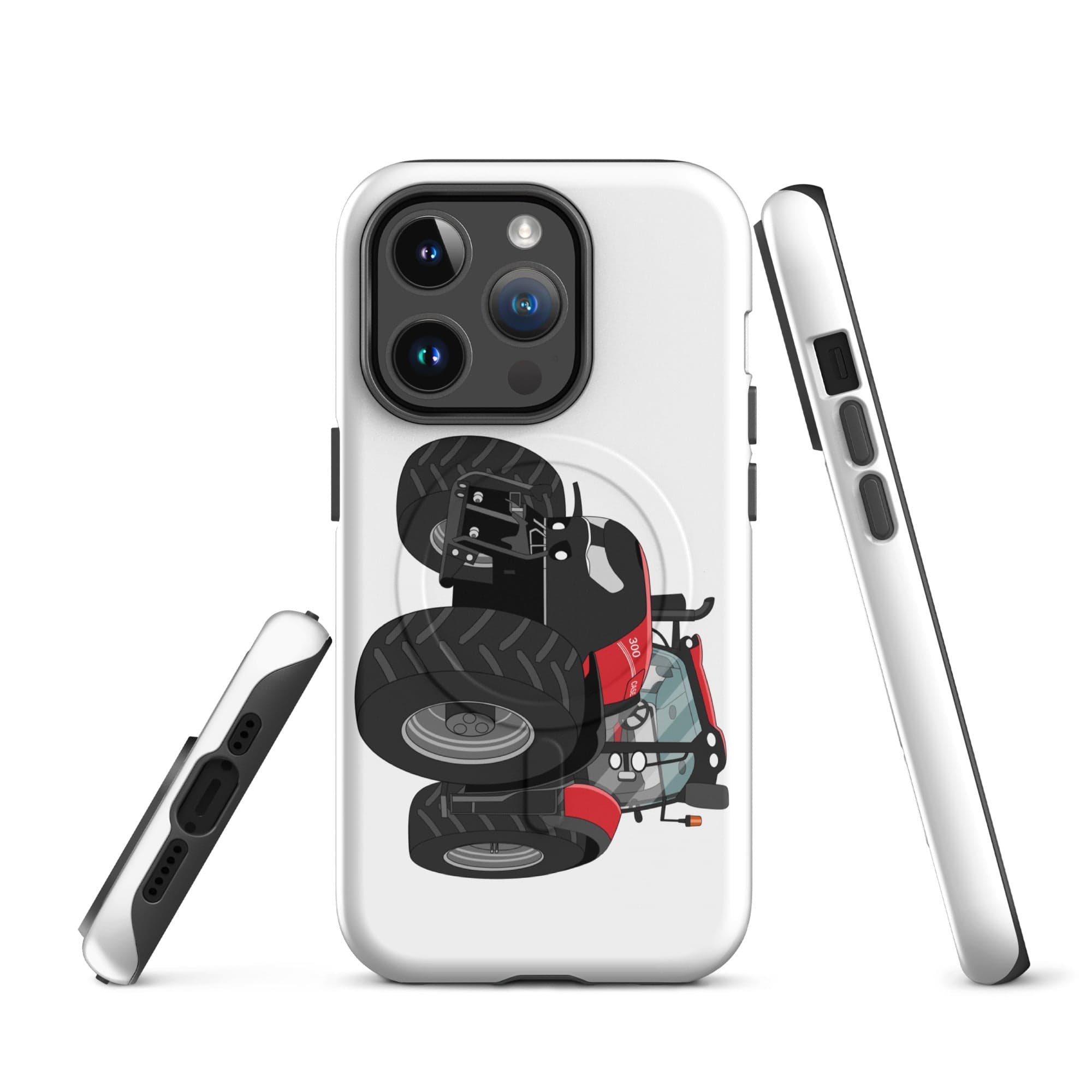 The Tractor Mugs Store iPhone 14 Pro Case IH Optum 300 CVX | MagSafe® tough case for iPhone® Quality Farmers Merch