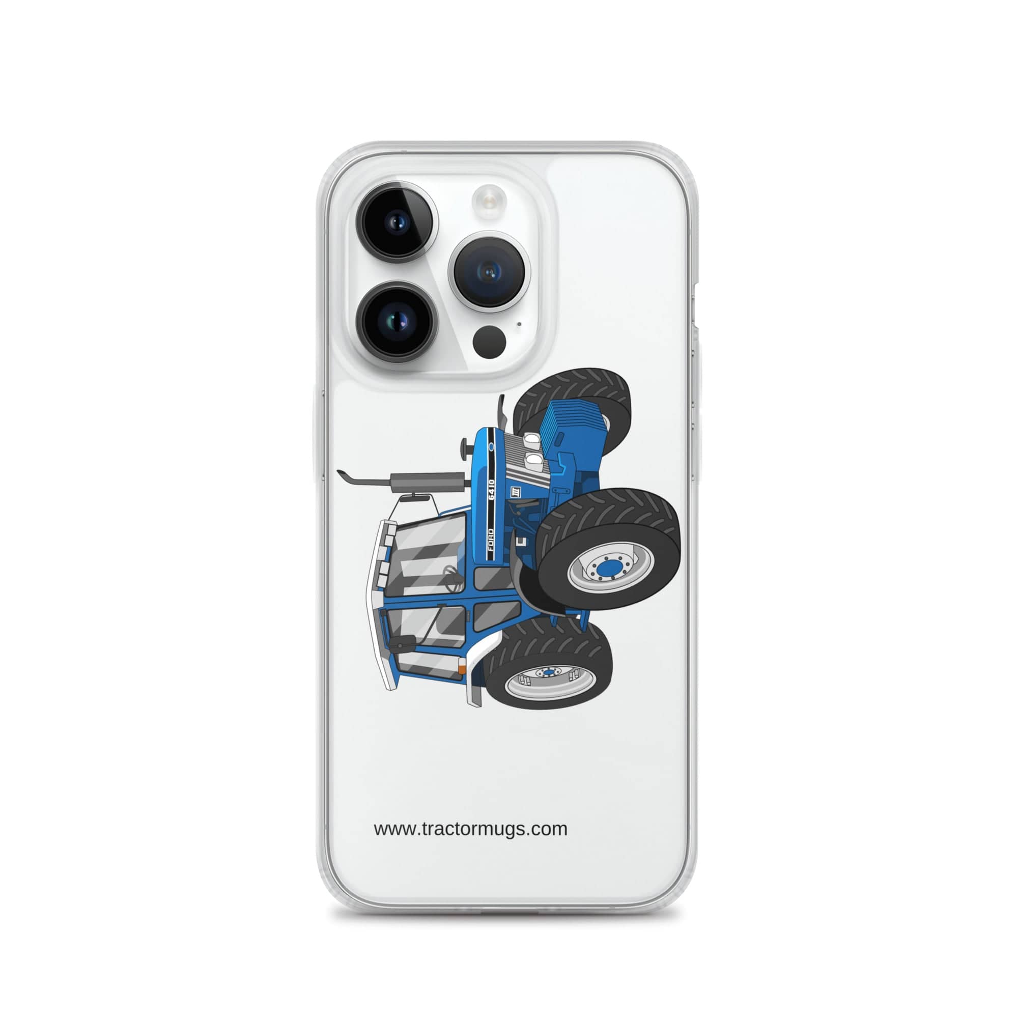 The Tractor Mugs Store iPhone 14 Pro Ford 6410 4WD | Clear Case for iPhone® Quality Farmers Merch