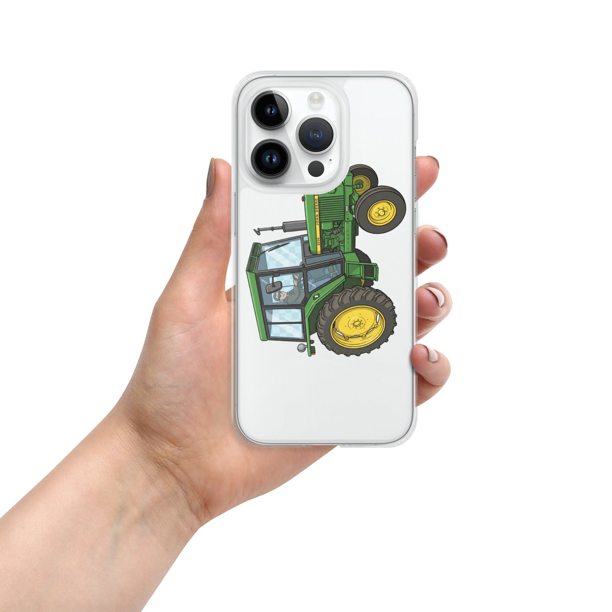 The Tractor Mugs Store iPhone 14 Pro John Deere 3020 | Clear Case for iPhone® Quality Farmers Merch