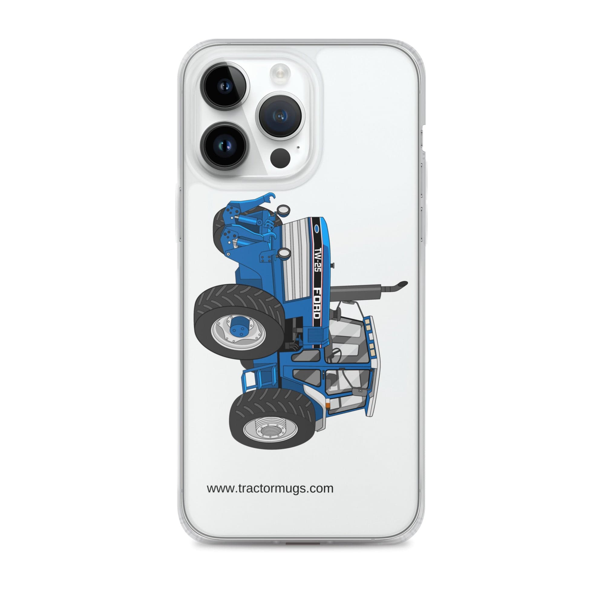 The Tractor Mugs Store iPhone 14 Pro Max Ford TW 25 | Clear Case for iPhone® Quality Farmers Merch