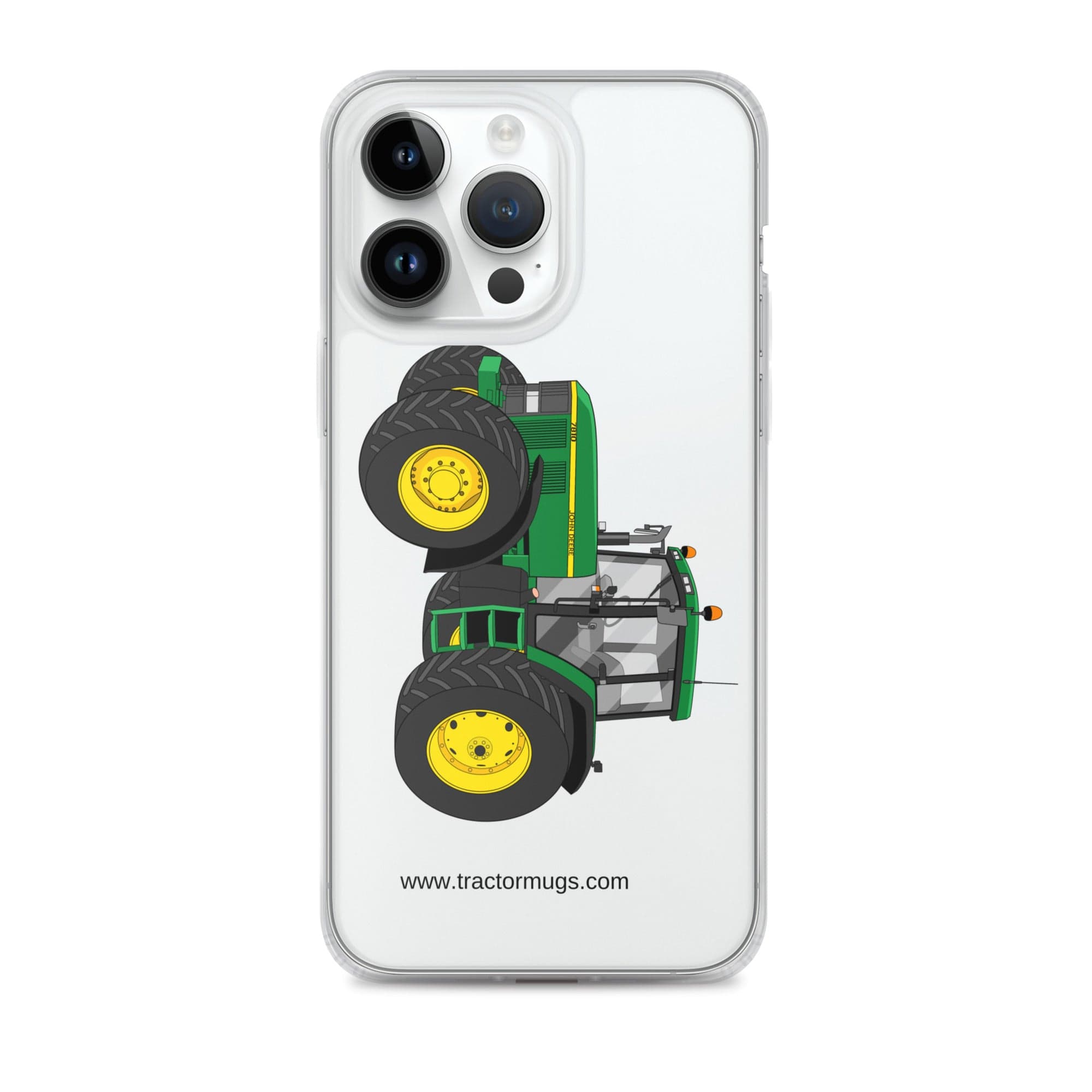 The Tractor Mugs Store iPhone 14 Pro Max John Deere 7810 | Clear Case for iPhone® Quality Farmers Merch