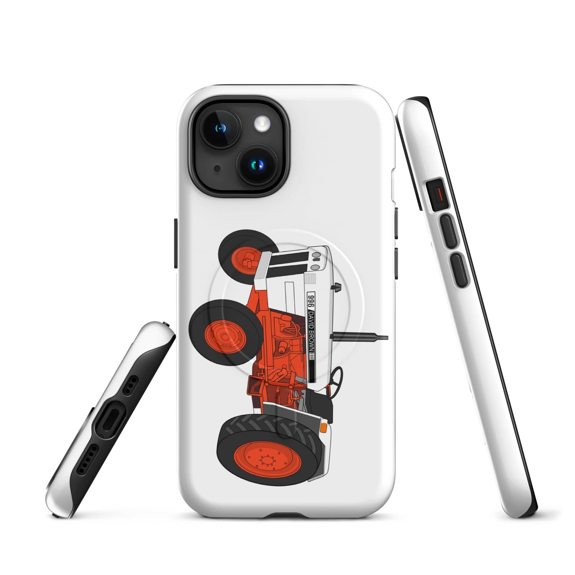 The Tractor Mugs Store iPhone 15 Case David Brown 996 (1974) | MagSafe® tough case for iPhone® Quality Farmers Merch
